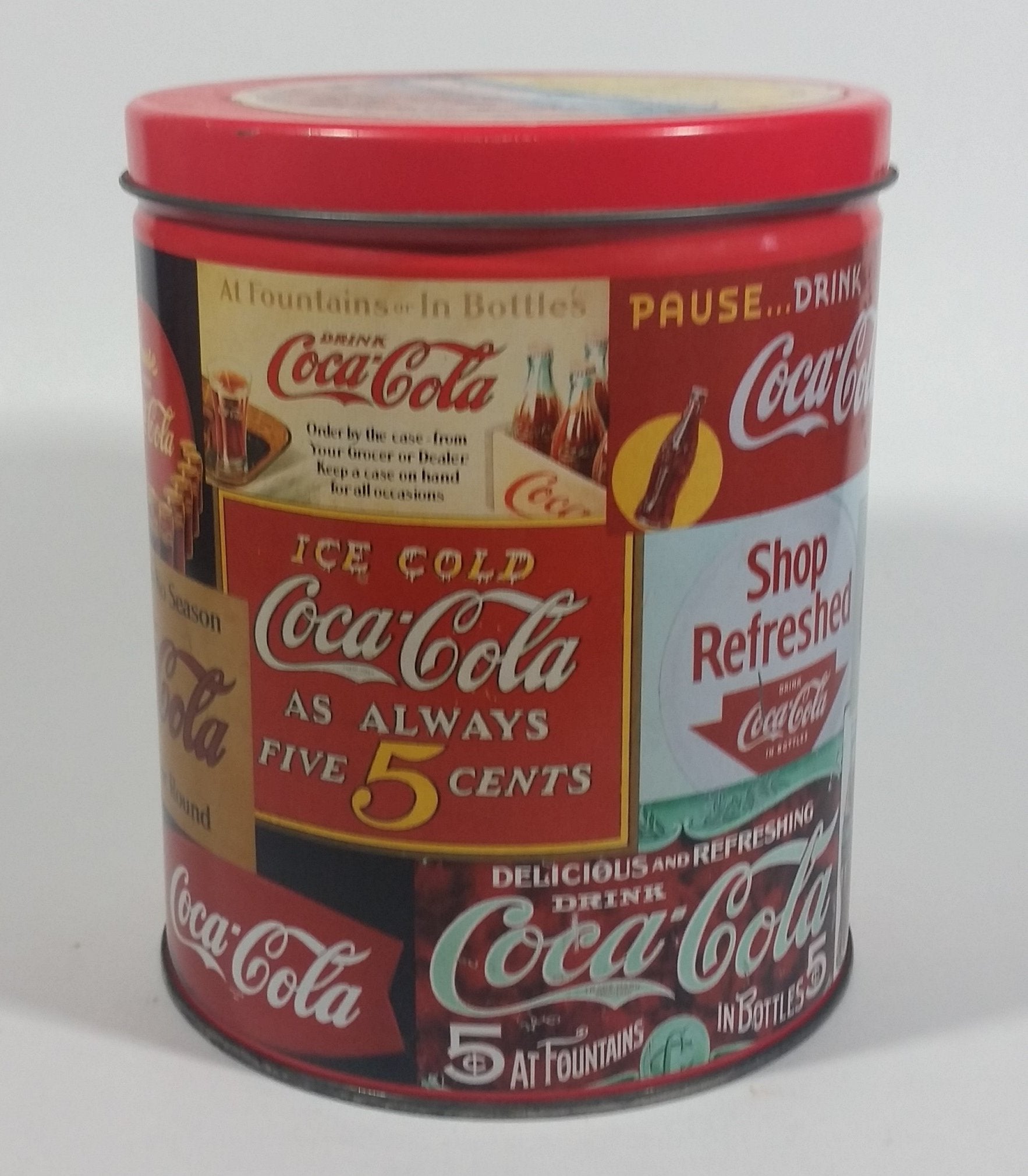 1994 Coca-Cola Coke Soda Pop Carriage Trade Mini Twist Pretzels Nostalgic Tin Beverage Advertising Collectible 8