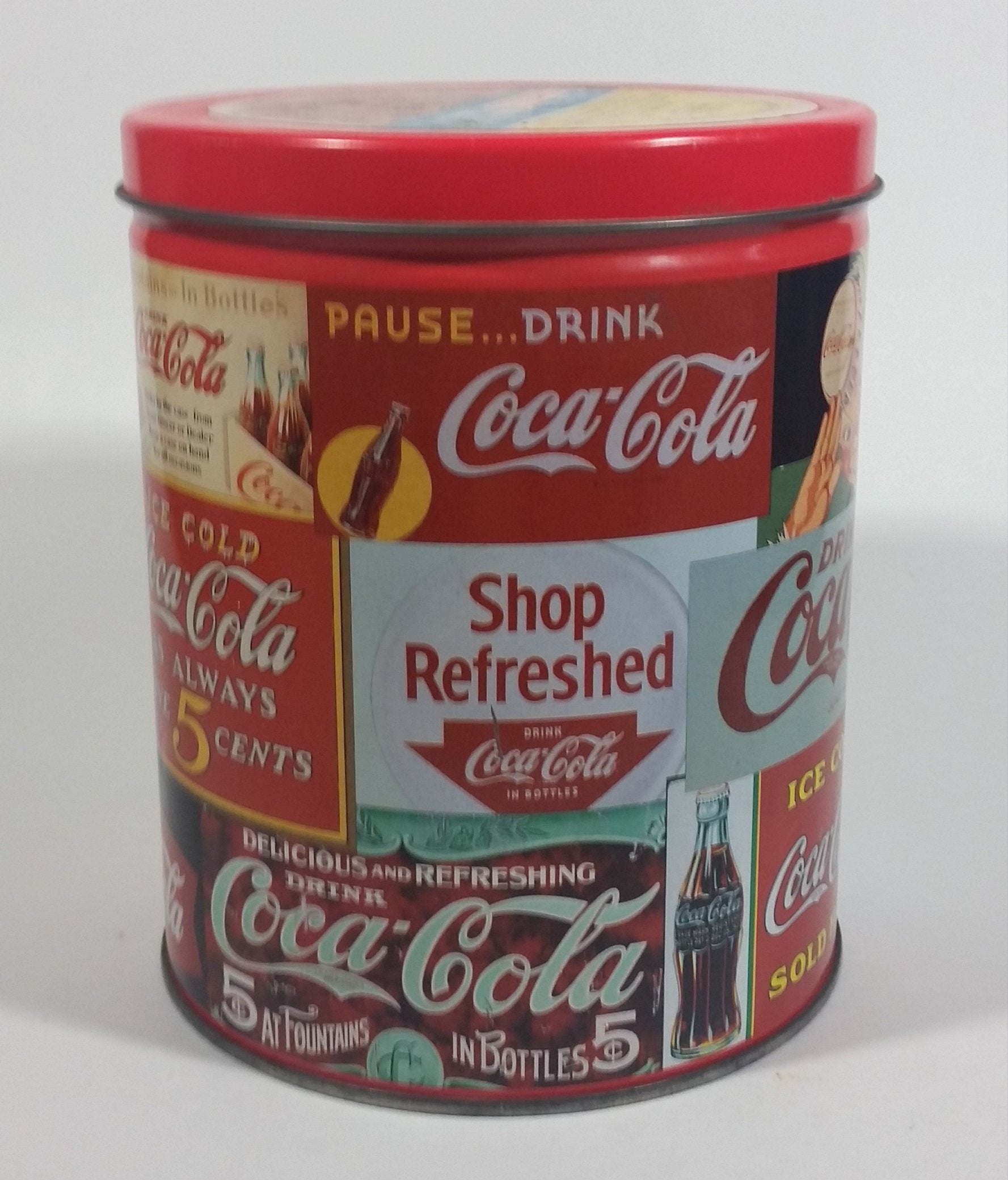 1994 Coca-Cola Coke Soda Pop Carriage Trade Mini Twist Pretzels Nostalgic Tin Beverage Advertising Collectible 9