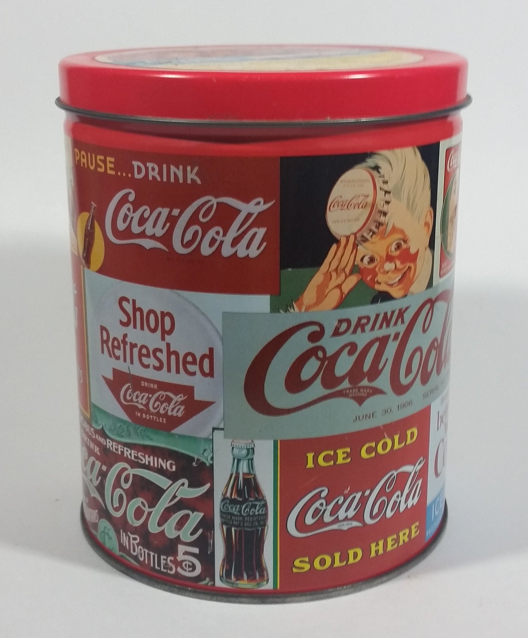 1994 Coca-Cola Coke Soda Pop Carriage Trade Mini Twist Pretzels Nostalgic Tin Beverage Advertising Collectible 10