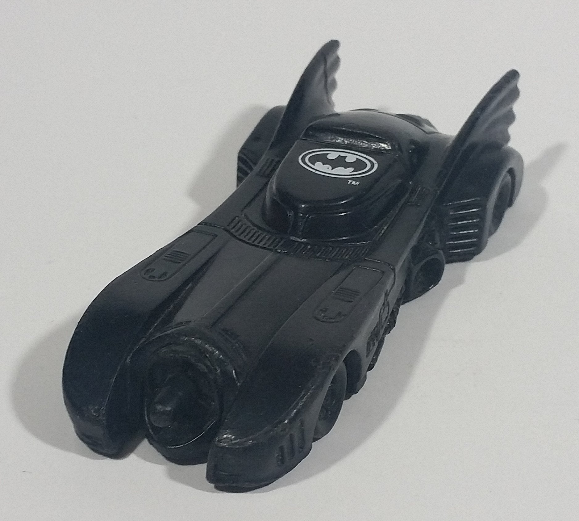 1991 Batman Returns Black Batmobile Candy Dispenser Plastic Toy Car Vehicle - Empty