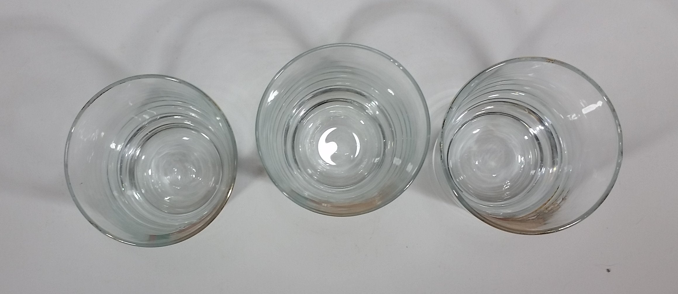 Set of 3 Vintage Libbey Pheasant Hunting Game Bird Gold Rimmed 5" Rocks Glasses 3