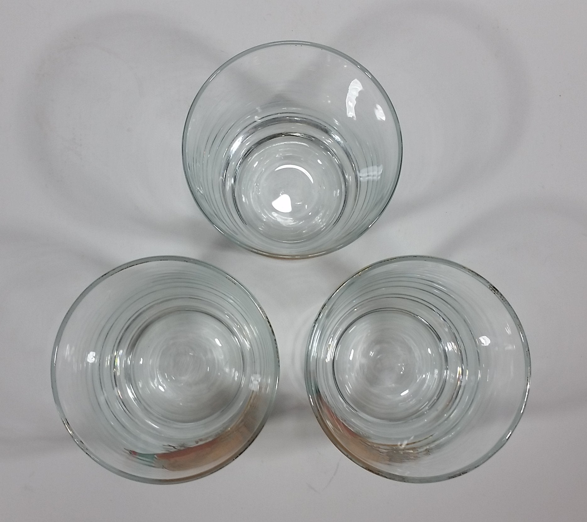 Set of 3 Vintage Libbey Pheasant Hunting Game Bird Gold Rimmed 5" Rocks Glasses 8