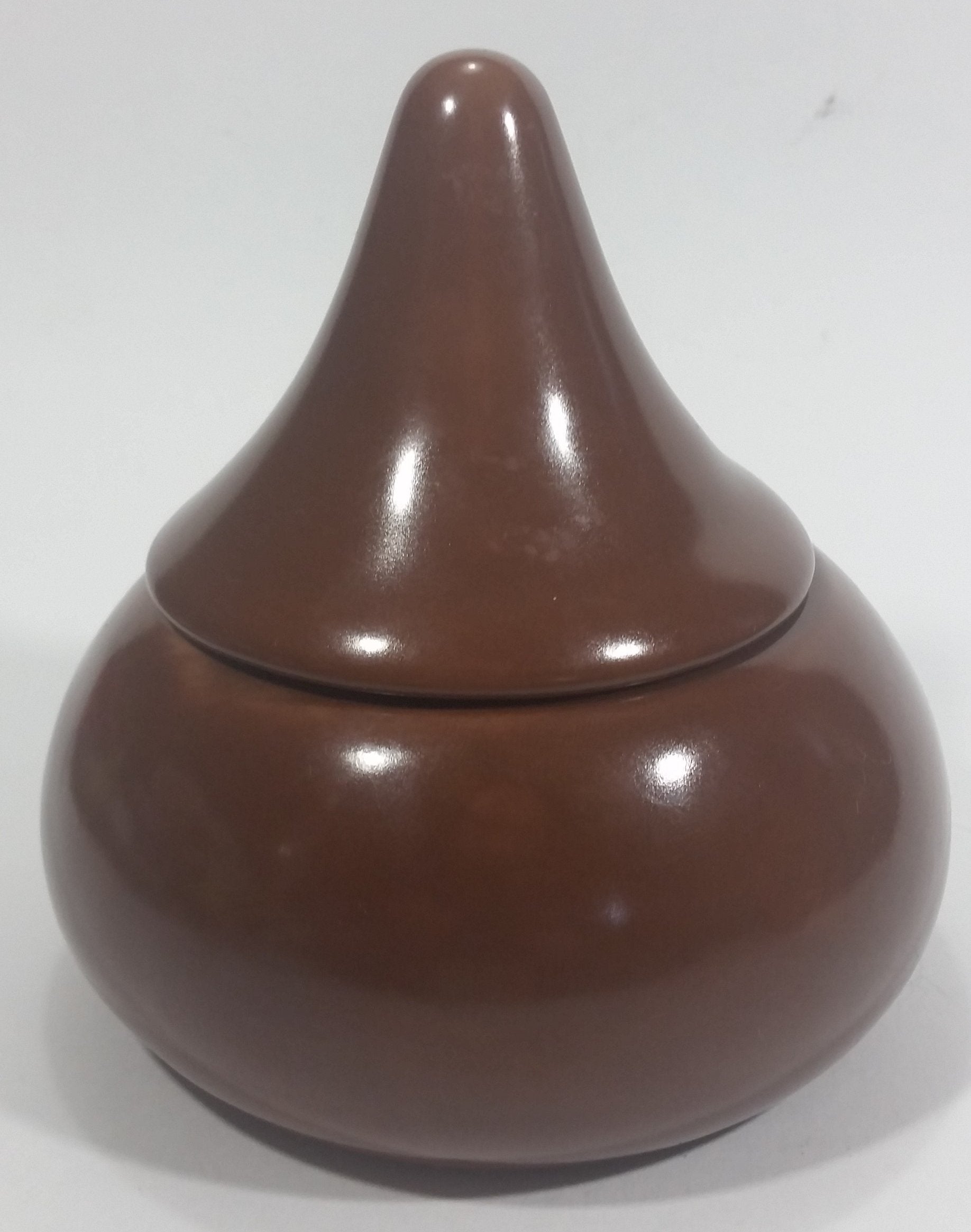 2007 Hershey's Kisses 100th Anniversary Ceramic Lidded Chocolate Kiss Drop Shaped Lidded Candy Dish 4