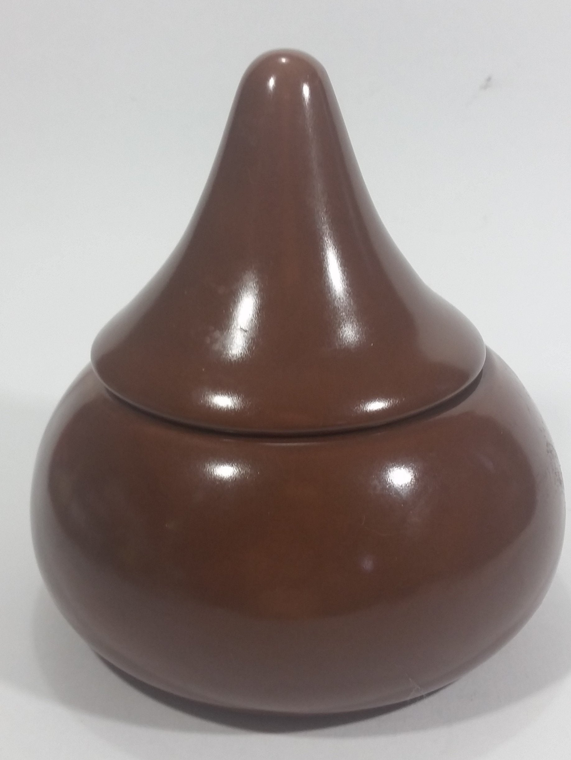 2007 Hershey's Kisses 100th Anniversary Ceramic Lidded Chocolate Kiss Drop Shaped Lidded Candy Dish 5