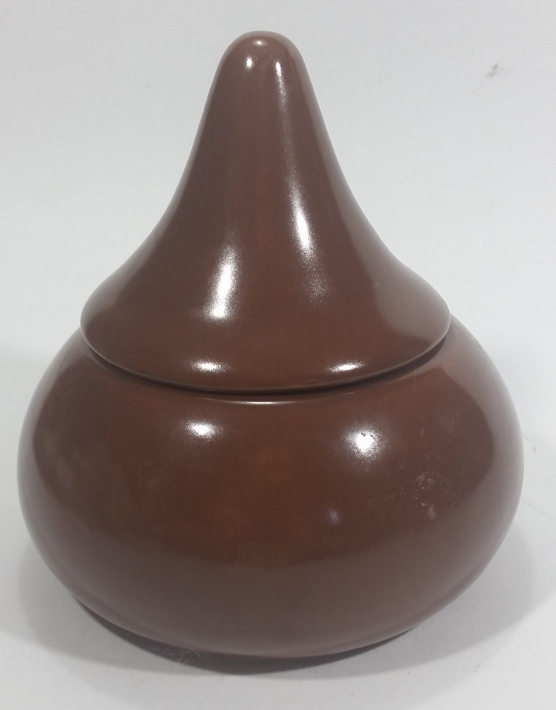 2007 Hershey's Kisses 100th Anniversary Ceramic Lidded Chocolate Kiss Drop Shaped Lidded Candy Dish 6