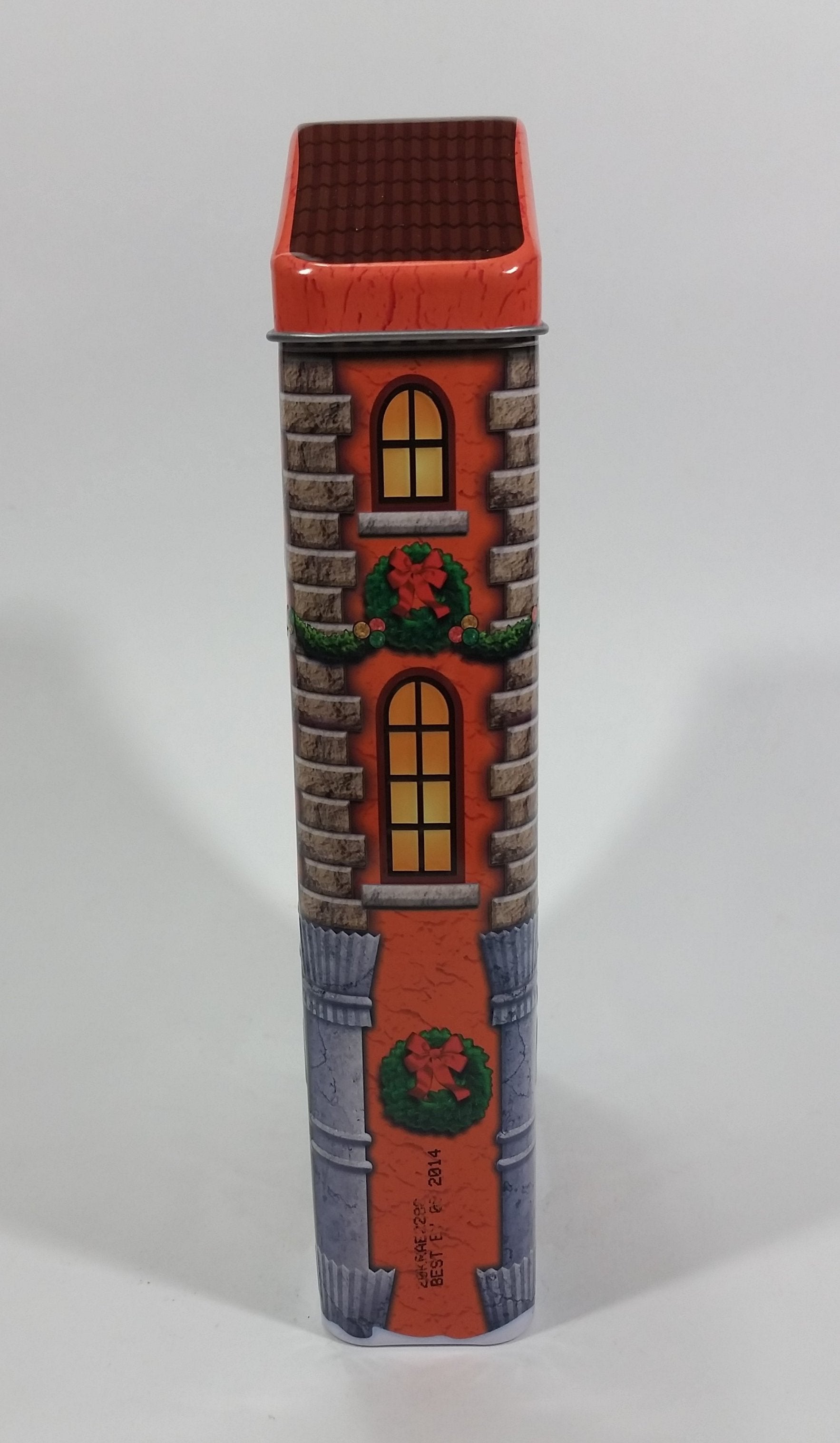Collectible Reese's Peanut Butter Cups Reese's Pieces Orange Christmas Holiday Toy Store Themed Orange Chocolate Tin 4