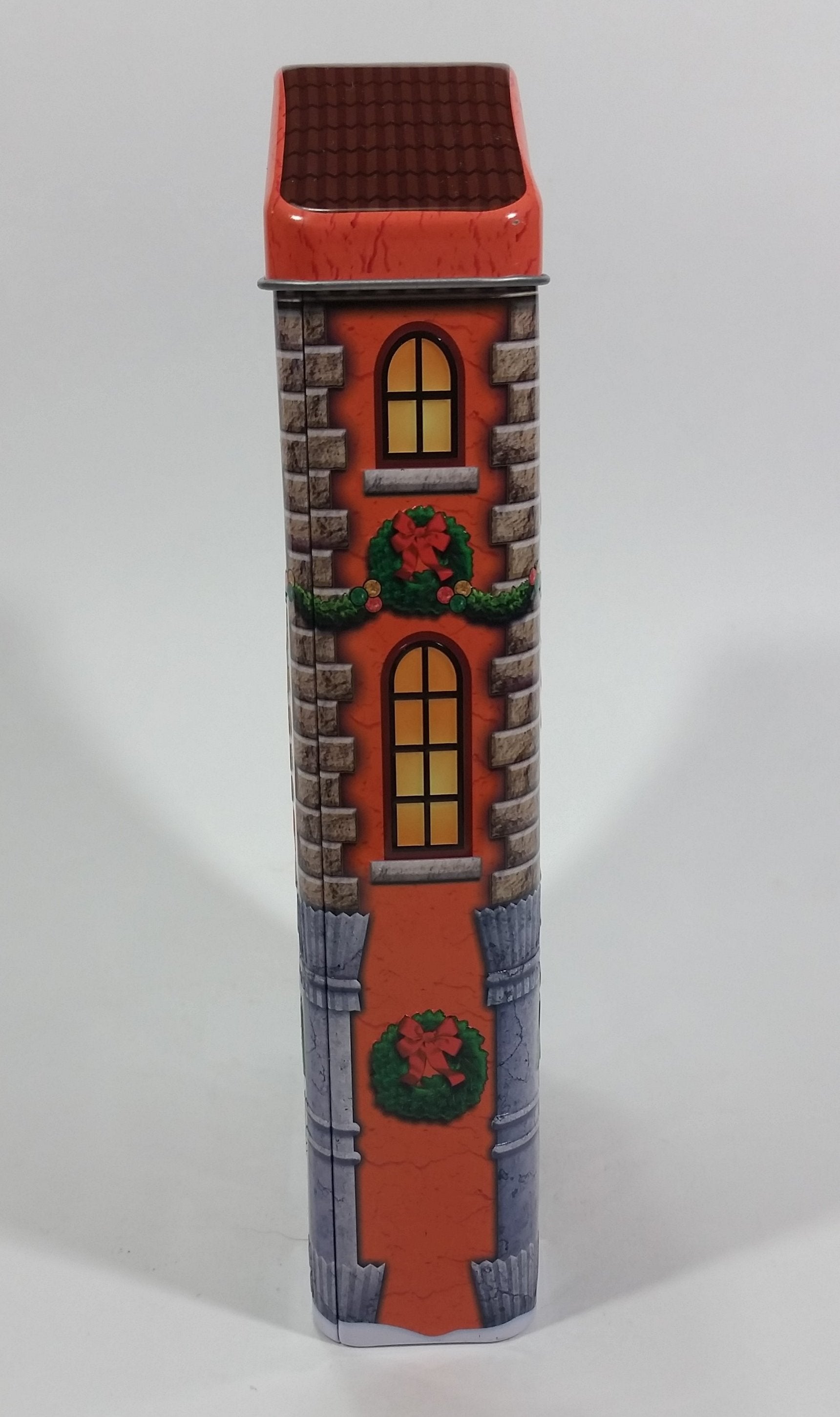 Collectible Reese's Peanut Butter Cups Reese's Pieces Orange Christmas Holiday Toy Store Themed Orange Chocolate Tin 8