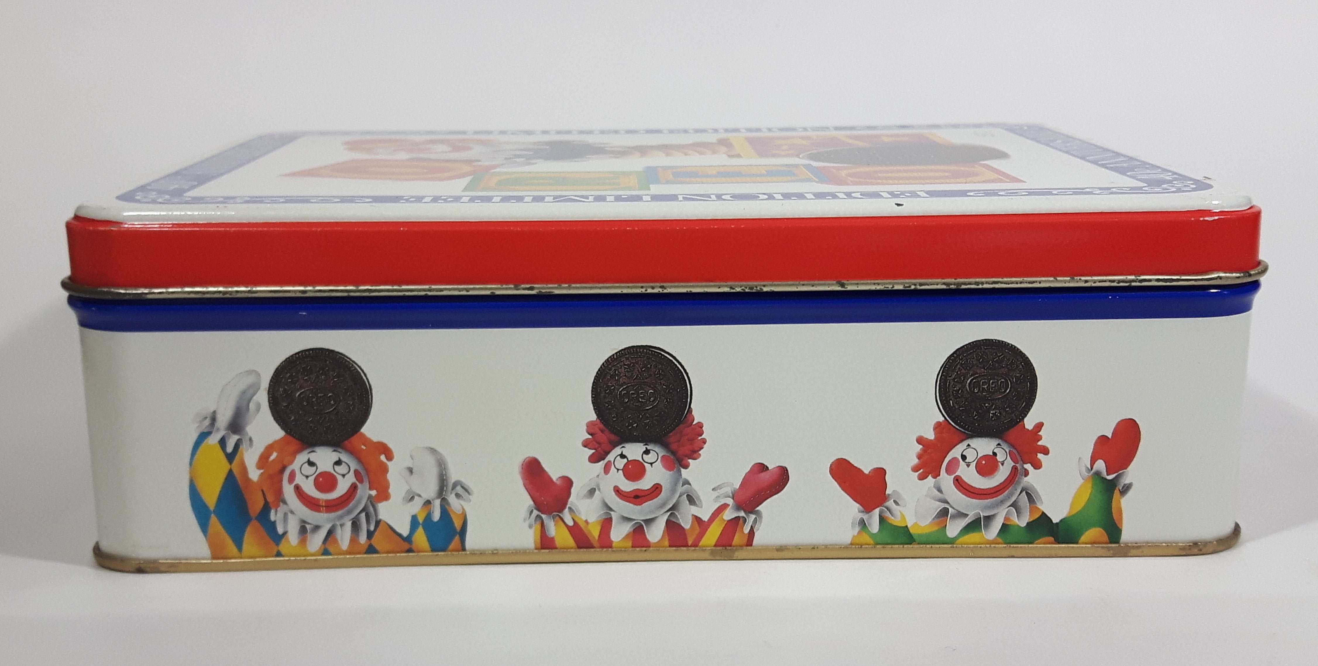 1989 Mr. Christie Oreo Cookies 40th Anniversary Limited Edition Jack In The Box Metal Tin Snacks Collectible 3