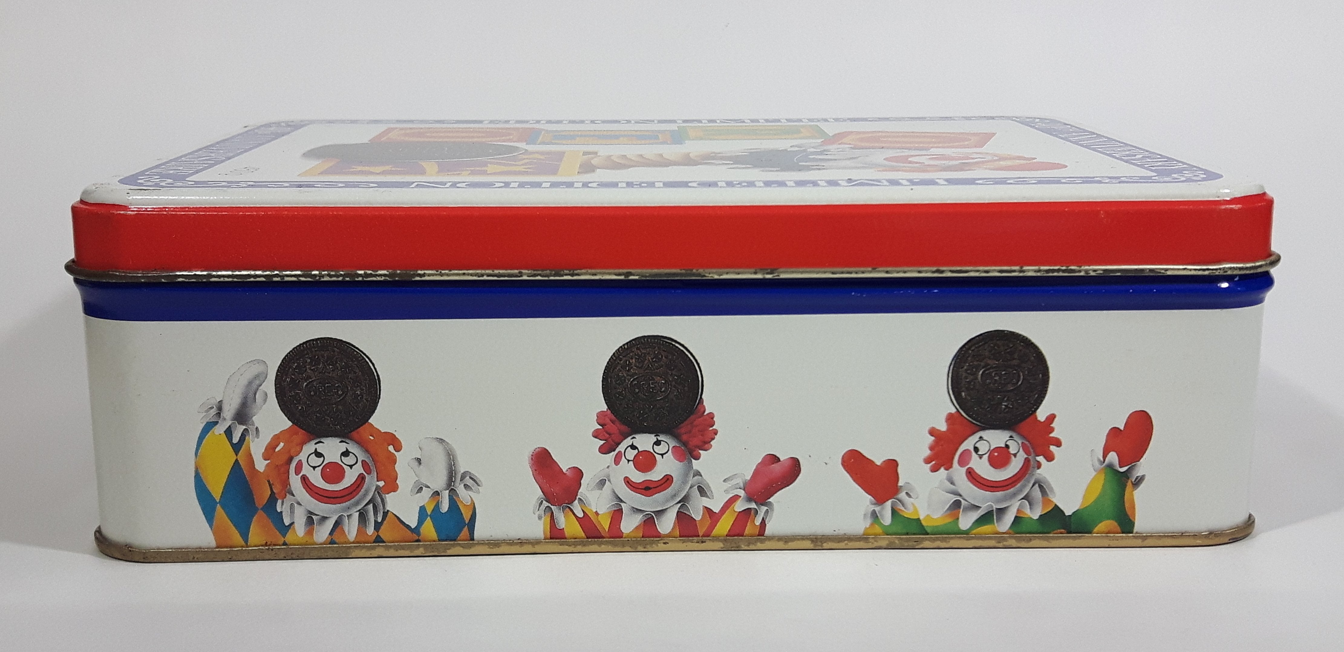 1989 Mr. Christie Oreo Cookies 40th Anniversary Limited Edition Jack In The Box Metal Tin Snacks Collectible 5