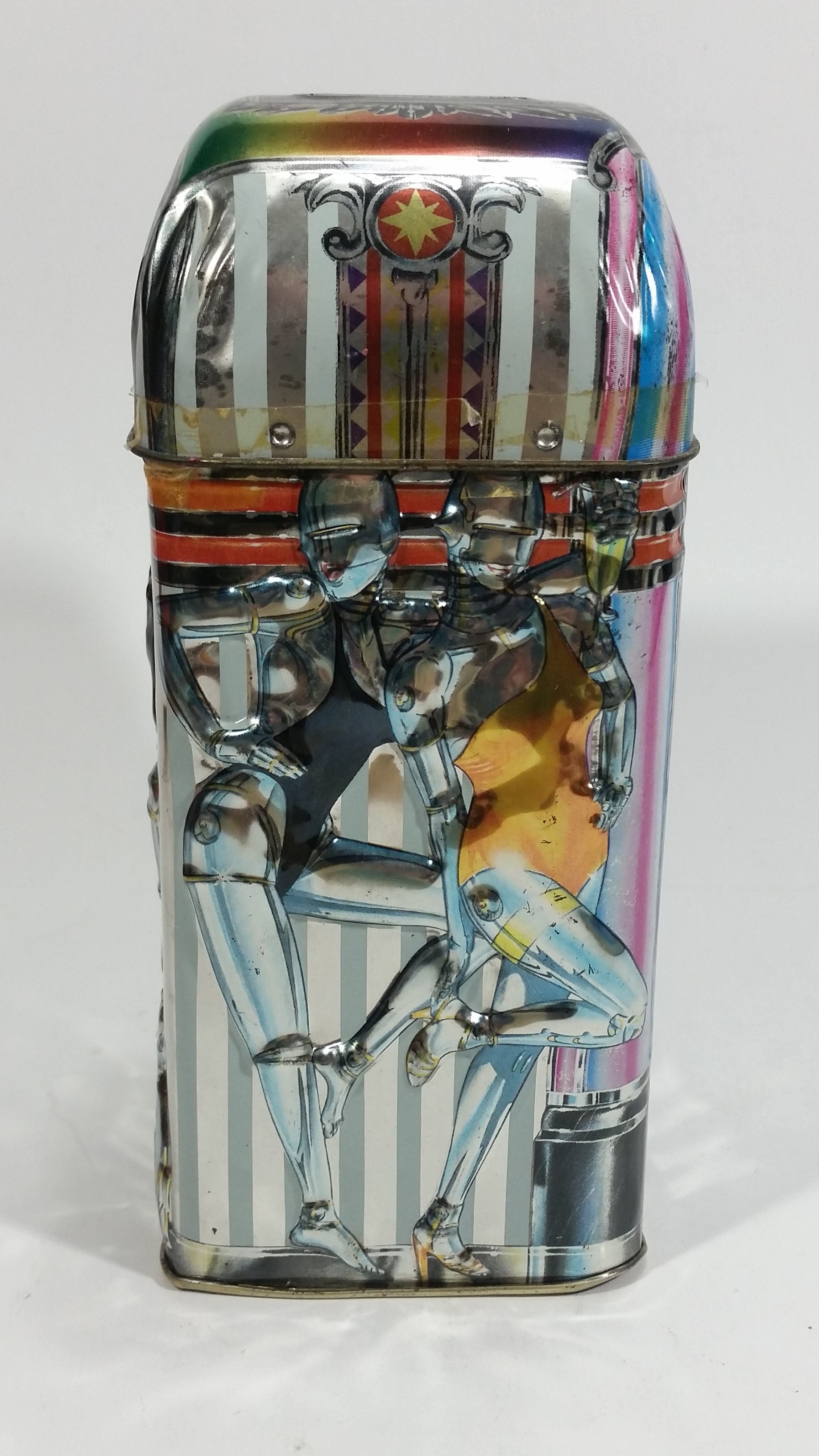 Collectible Churchill's of England Jukebox 2000 Money Bank Rock & Roll Tin Container 4