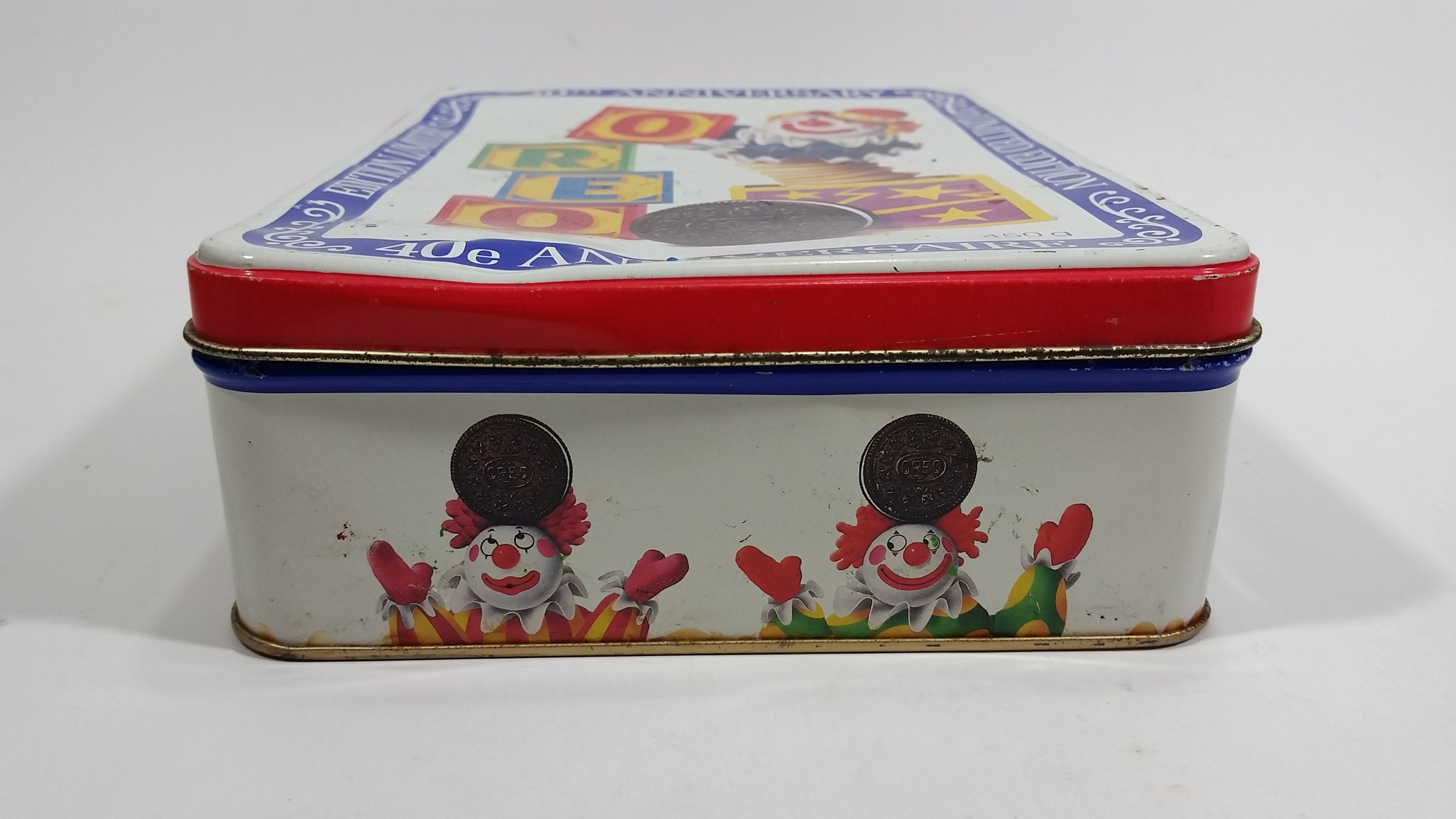 1989 Mr. Christie Oreo Cookies 40th Anniversary Limited Edition Jack In The Box Metal Tin Snacks Collectible 2