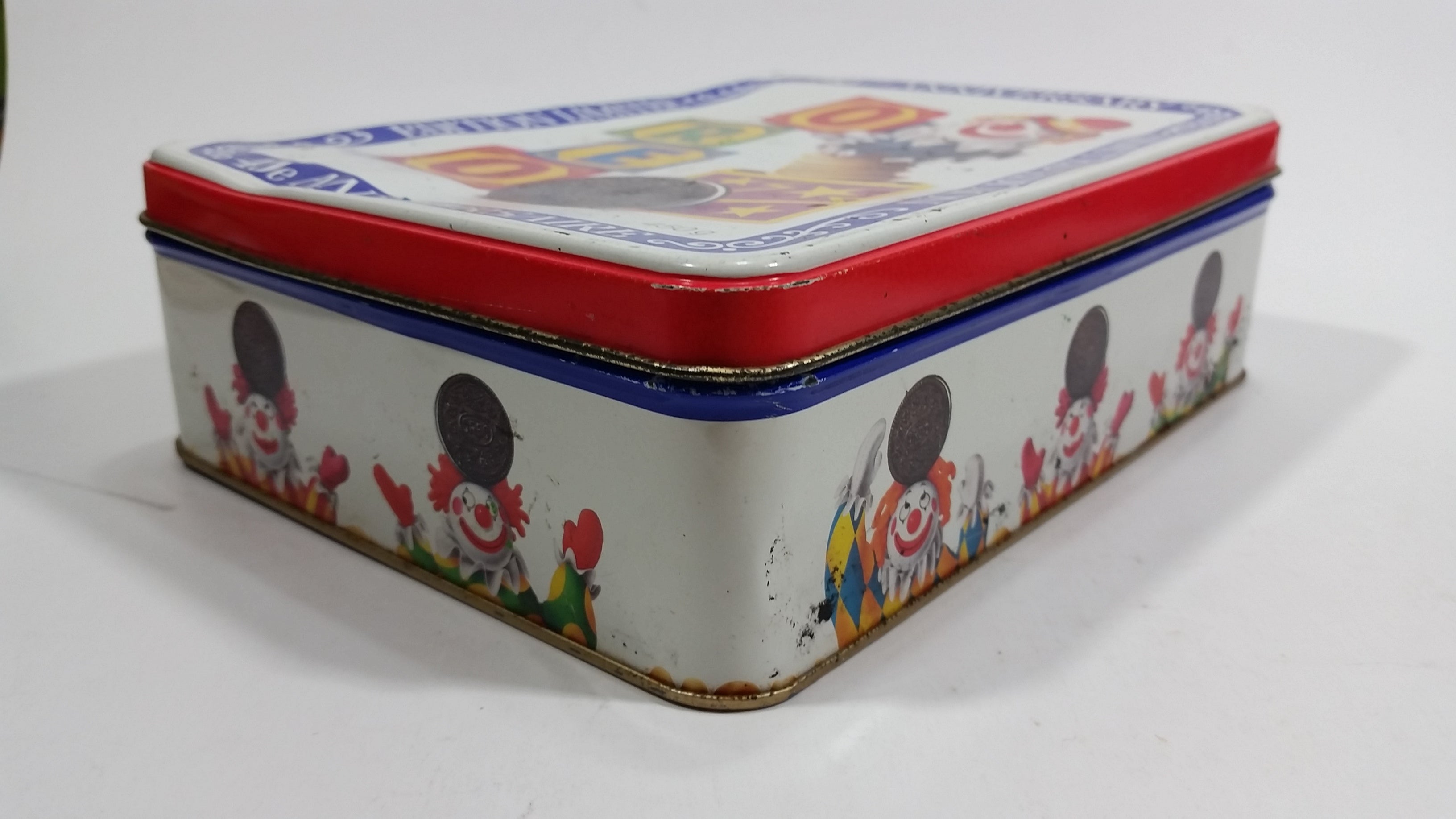1989 Mr. Christie Oreo Cookies 40th Anniversary Limited Edition Jack In The Box Metal Tin Snacks Collectible 3