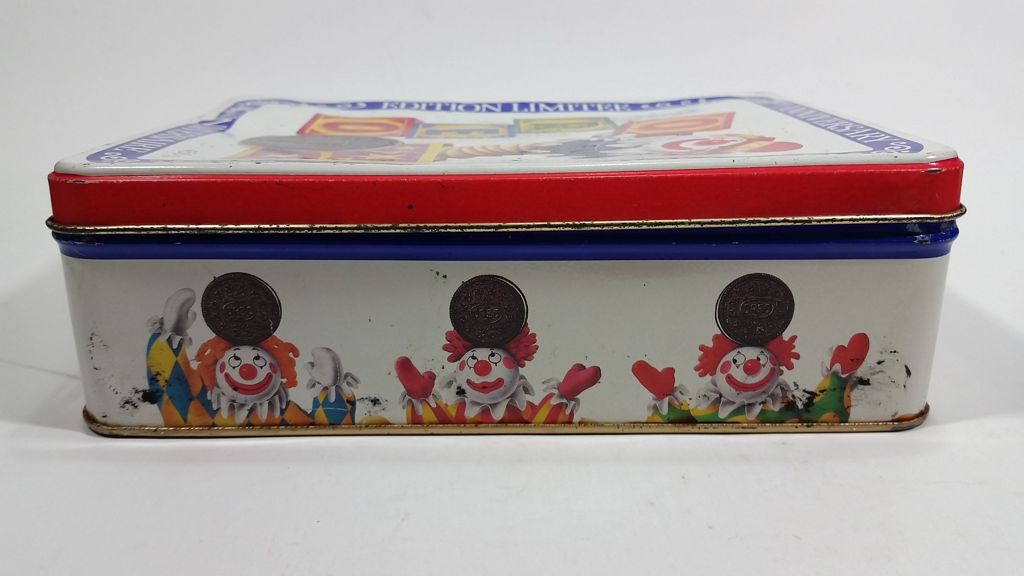 1989 Mr. Christie Oreo Cookies 40th Anniversary Limited Edition Jack In The Box Metal Tin Snacks Collectible 4