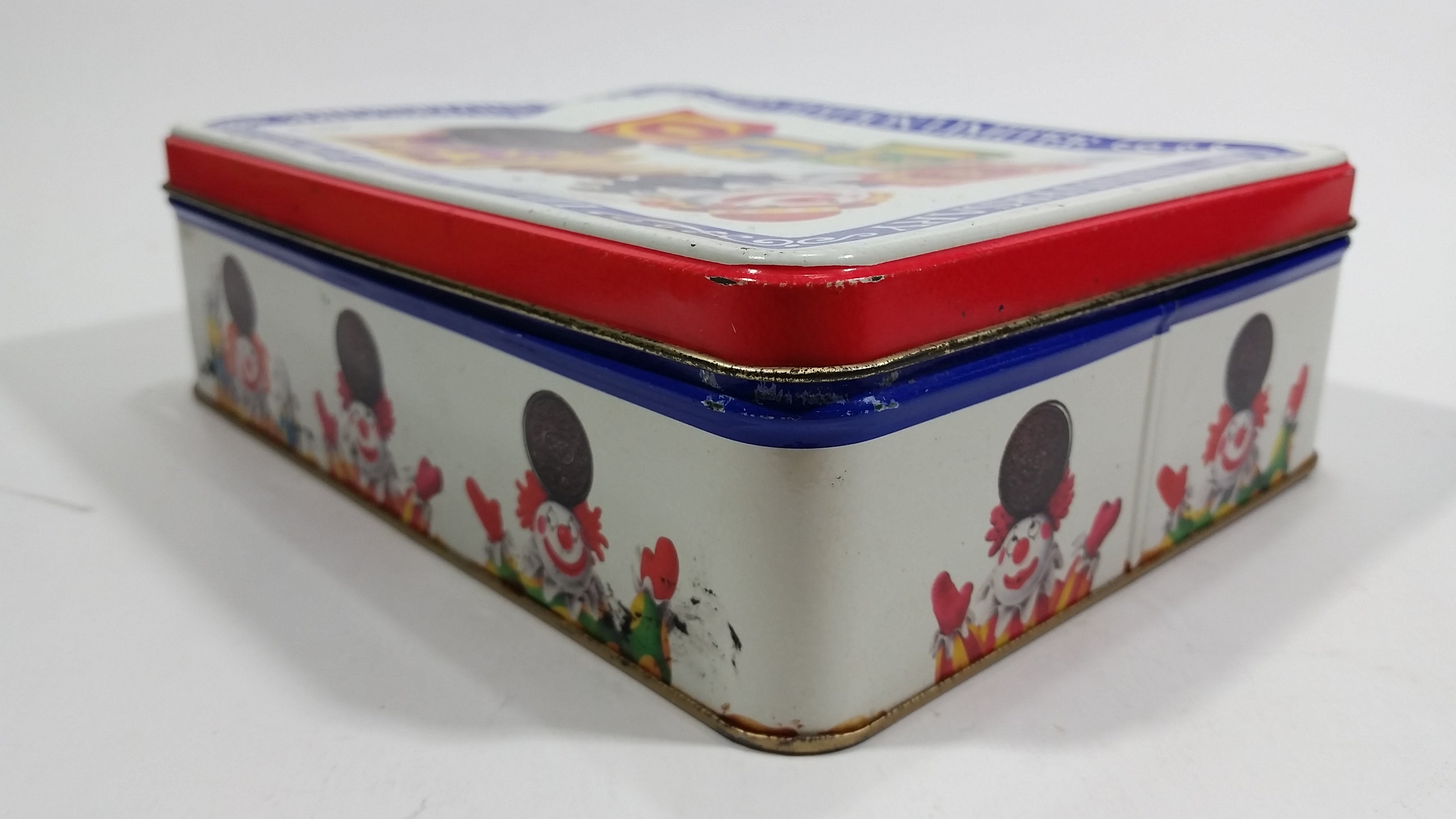 1989 Mr. Christie Oreo Cookies 40th Anniversary Limited Edition Jack In The Box Metal Tin Snacks Collectible 5