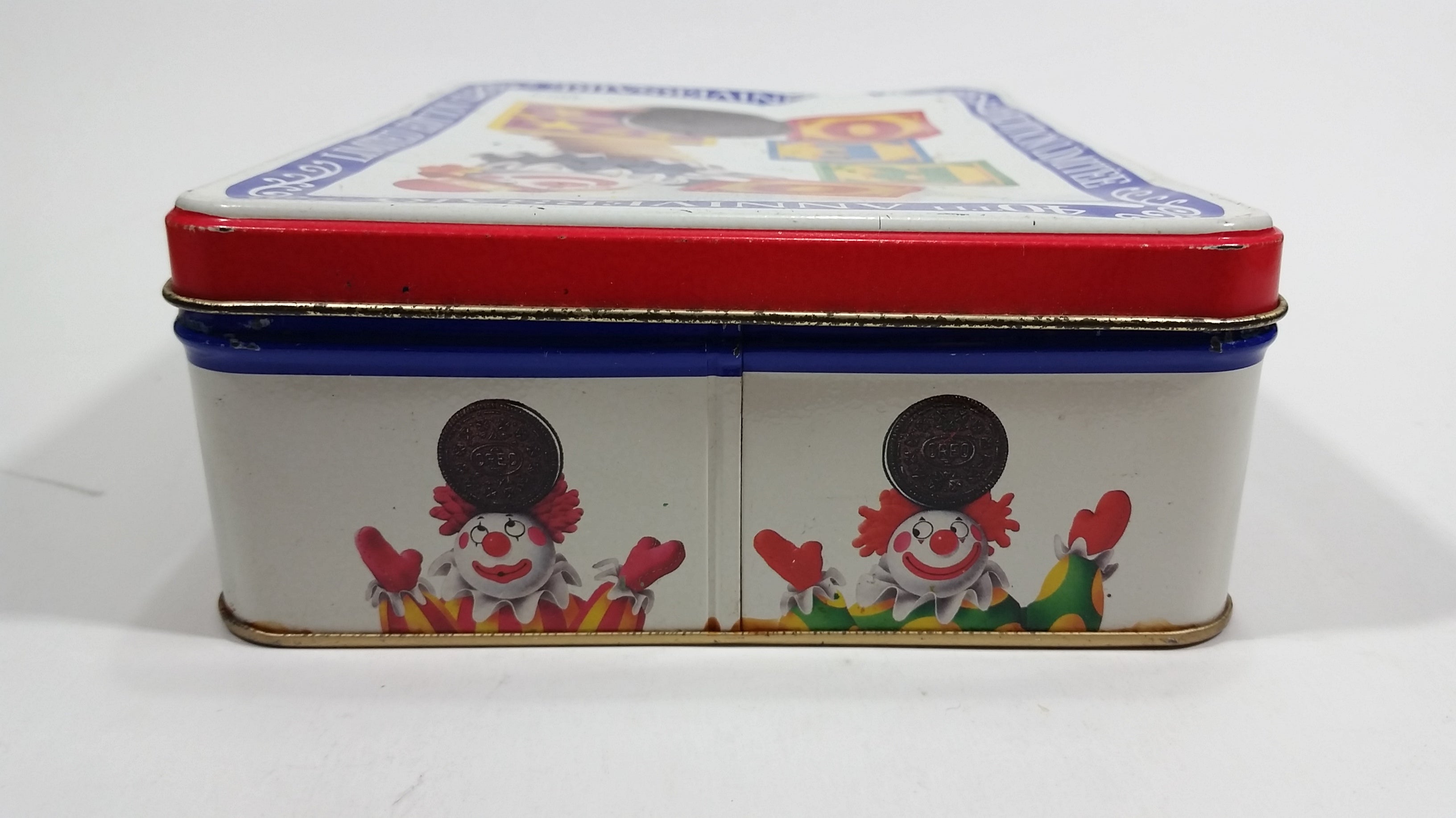 1989 Mr. Christie Oreo Cookies 40th Anniversary Limited Edition Jack In The Box Metal Tin Snacks Collectible 6