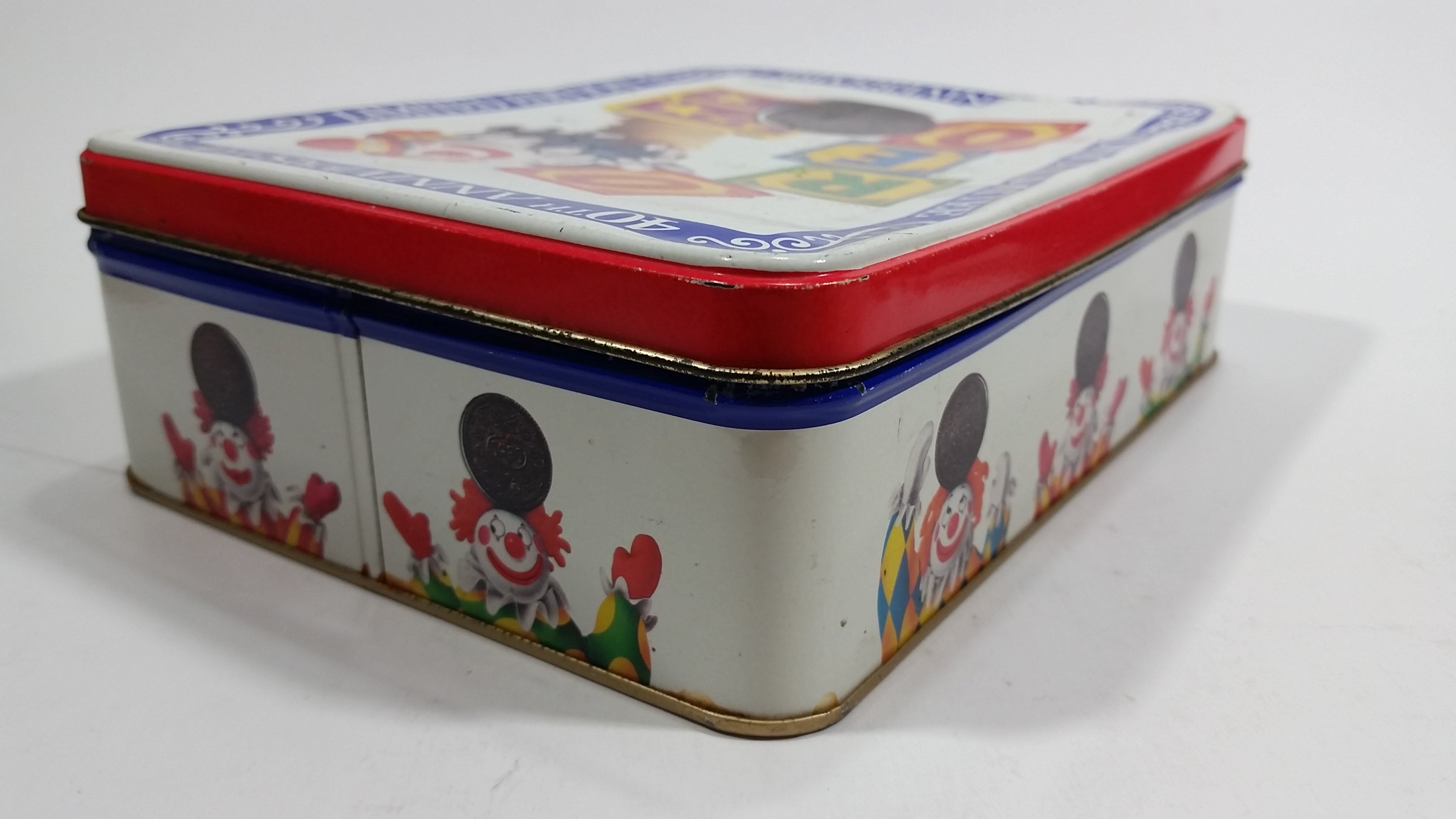 1989 Mr. Christie Oreo Cookies 40th Anniversary Limited Edition Jack In The Box Metal Tin Snacks Collectible 7
