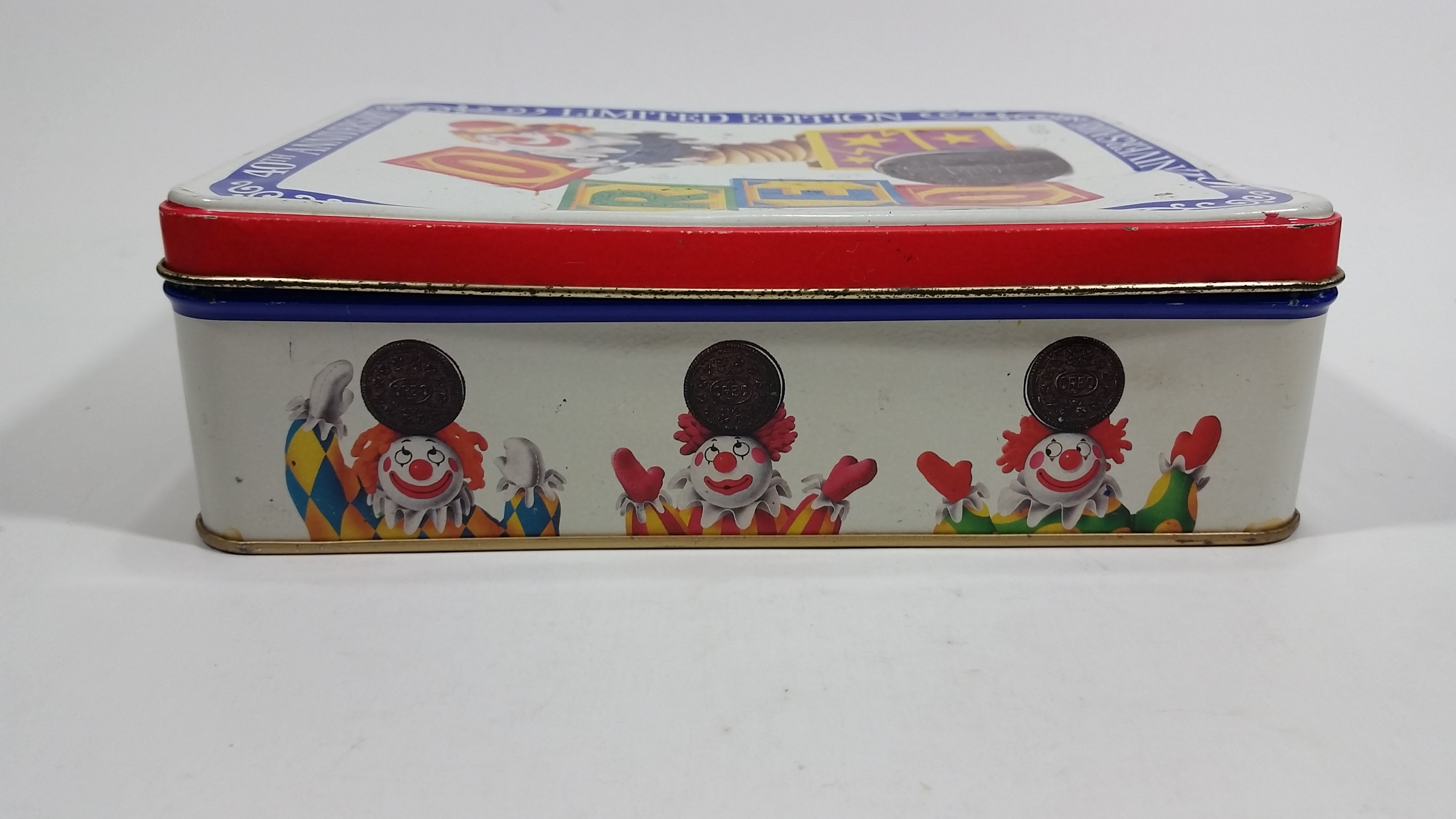 1989 Mr. Christie Oreo Cookies 40th Anniversary Limited Edition Jack In The Box Metal Tin Snacks Collectible 8