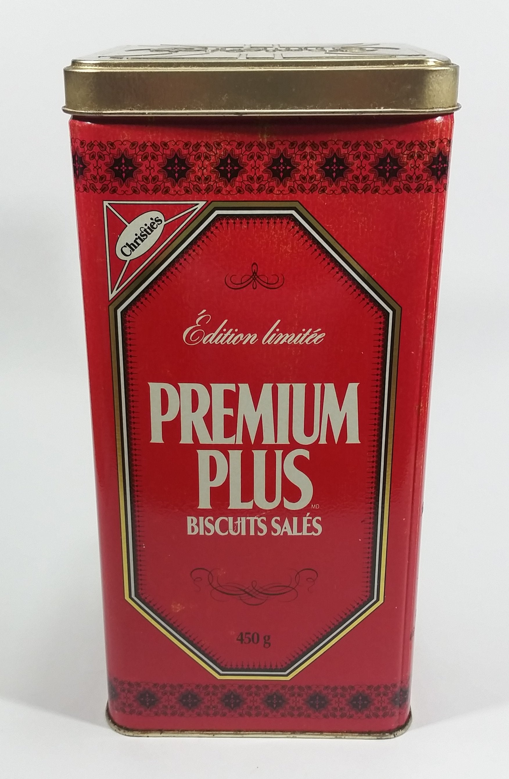 1991 Christie's Limited Edition Premium Plus Salted Crackers Tin - Nabisco Brands 2