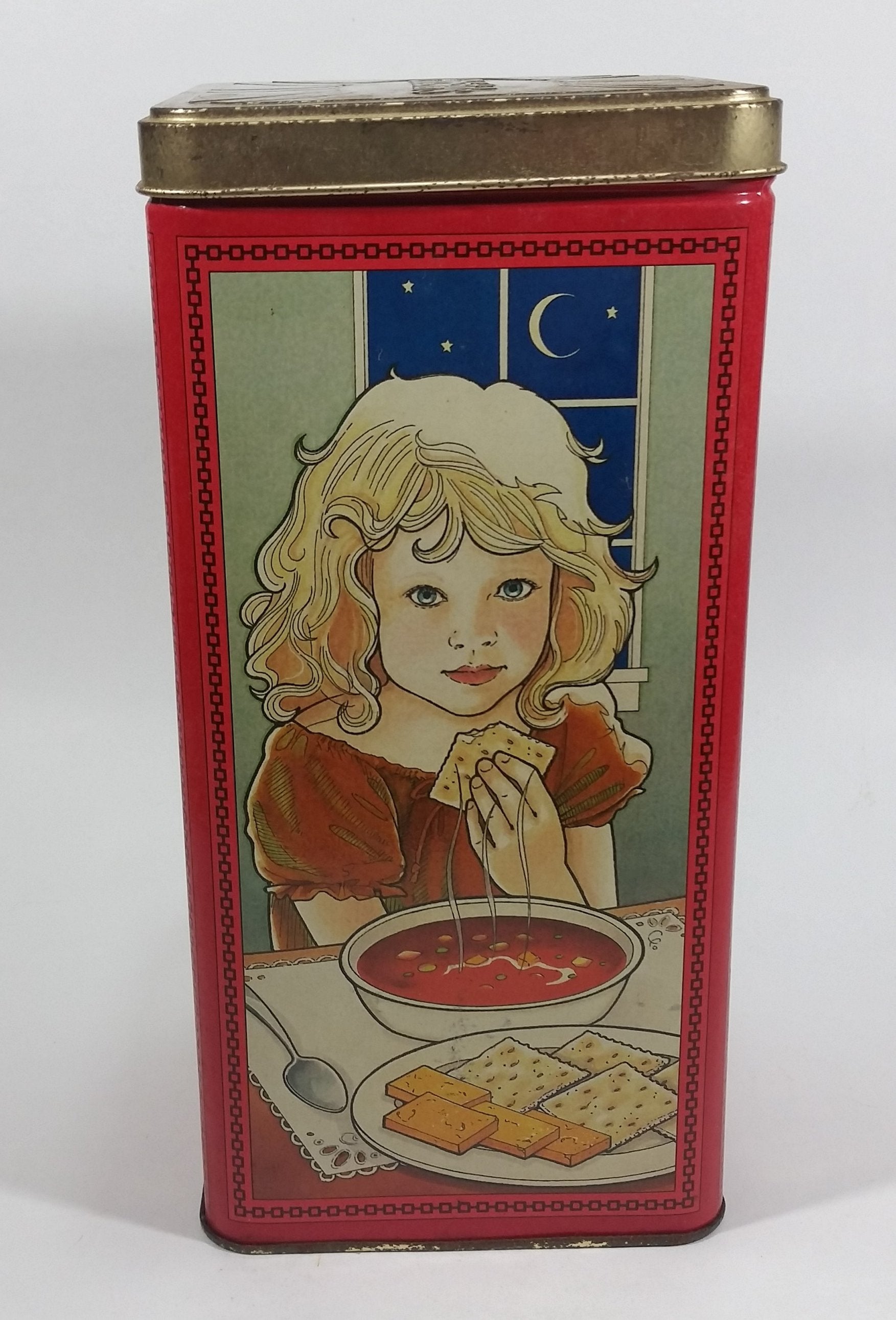 1995 Christie's 60th Anniversary Premium Plus Crackers Tin  - Nabisco Brands