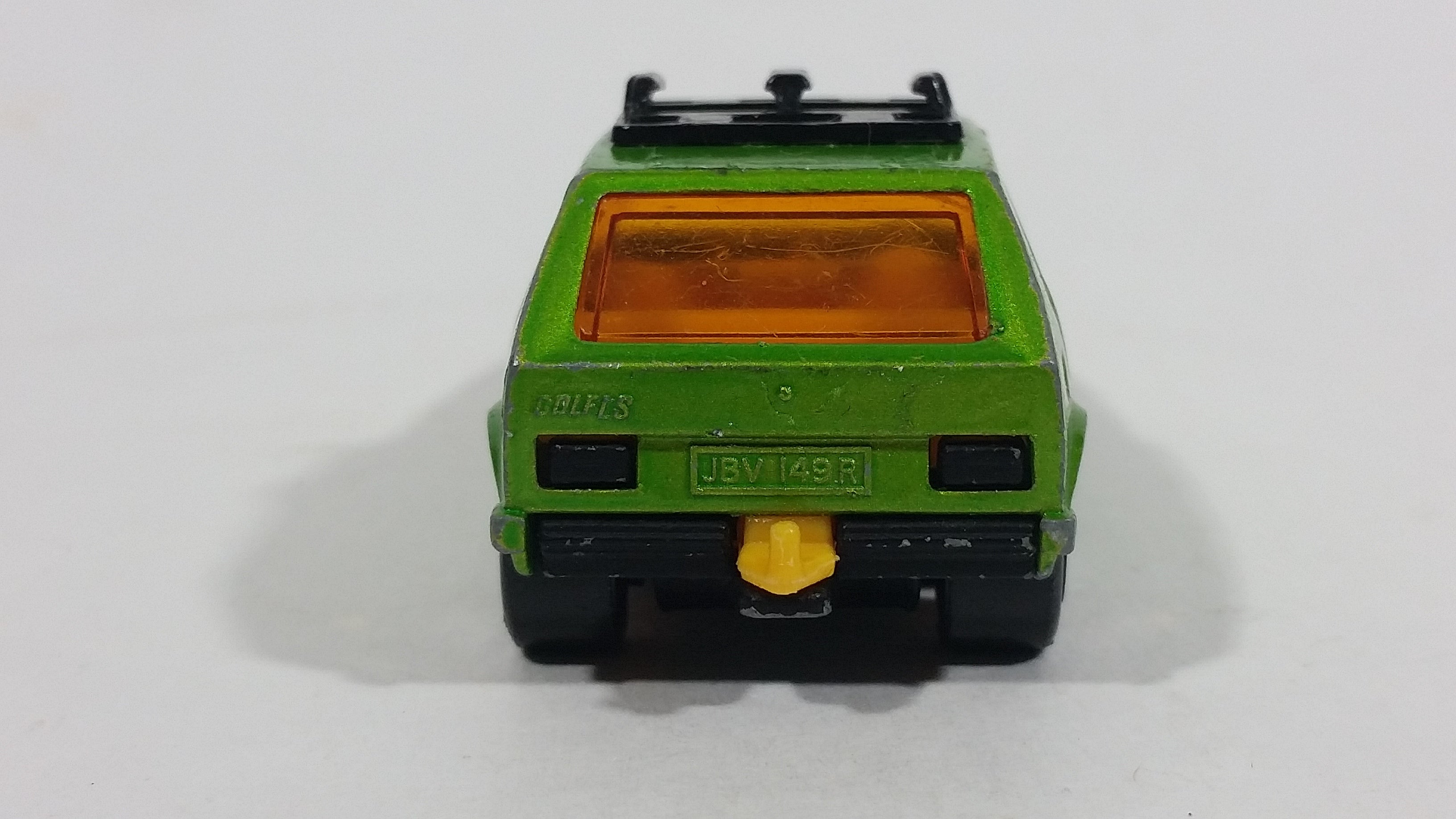 Vintage 1976 Lesney Products Matchbox Superfast No. 7 VW Volkswagen Golf Lime Green Toy Car Vehicle 7