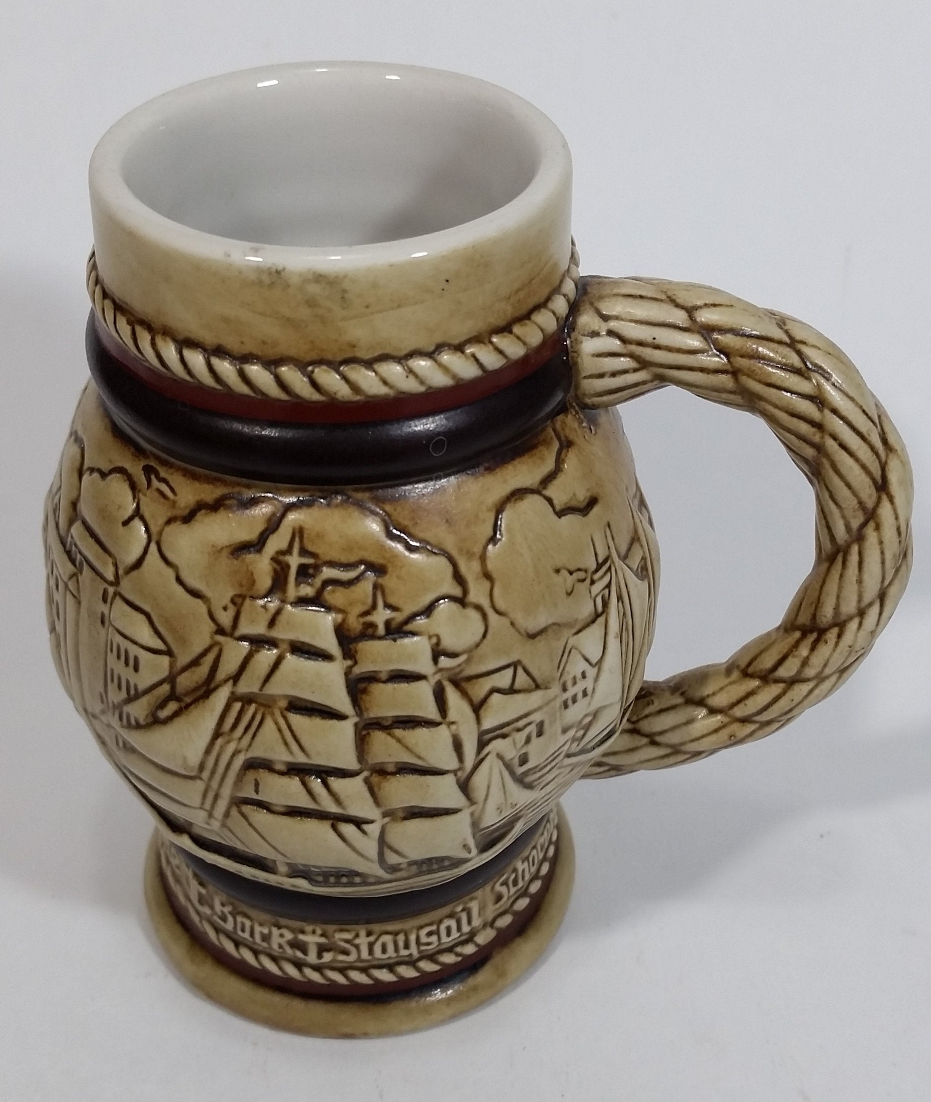 1983 Avon Tall Ships Collection Beer Stein - Ceramarte Brazil 11