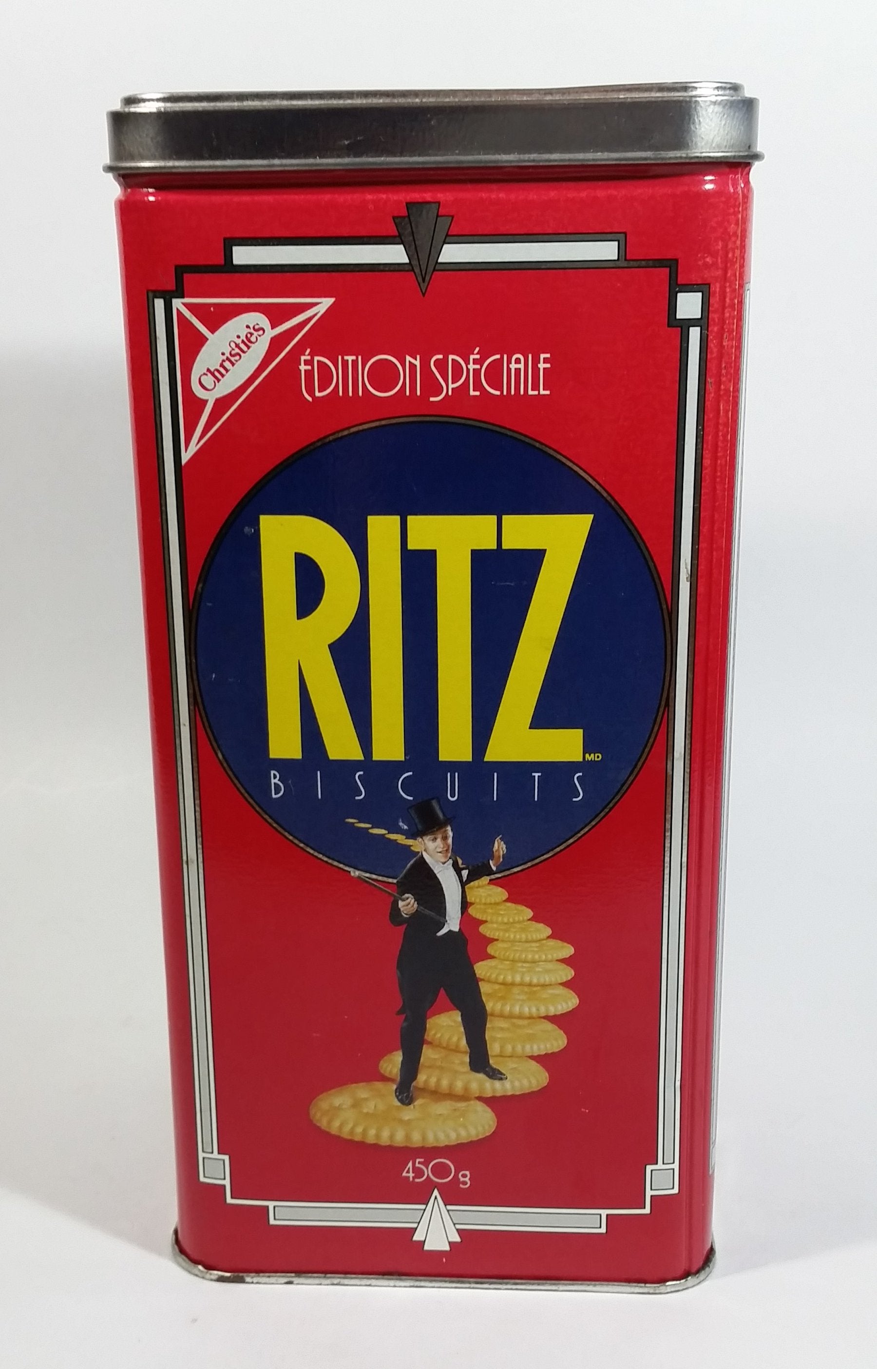 1990 Christie's Limited Edition Ritz Crackers Tin - Nabisco Brands 5