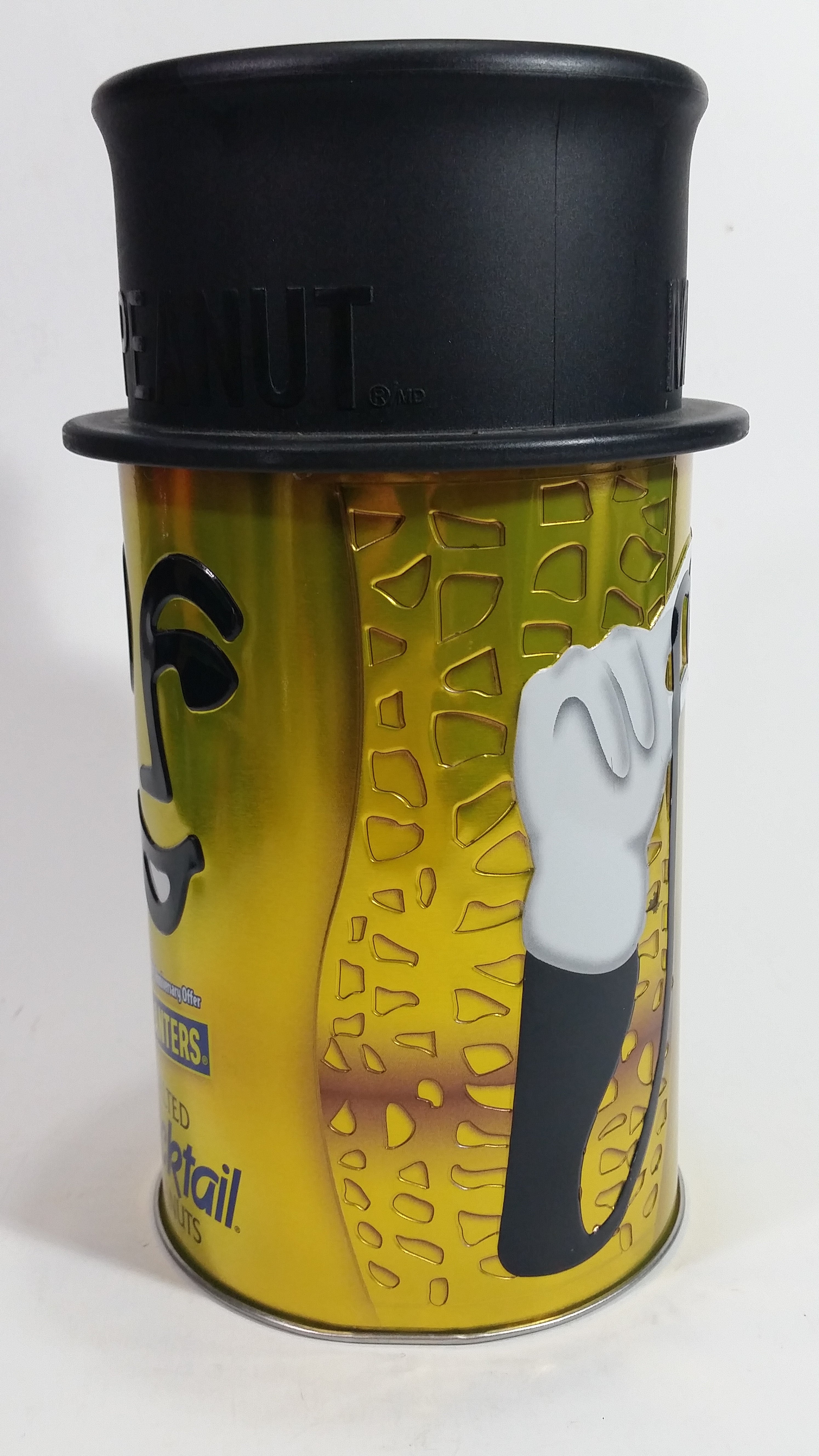 Mr. Peanut Salted Cocktail Peanuts 100th Anniversary Offer Metal Tin Canister Collectible 2