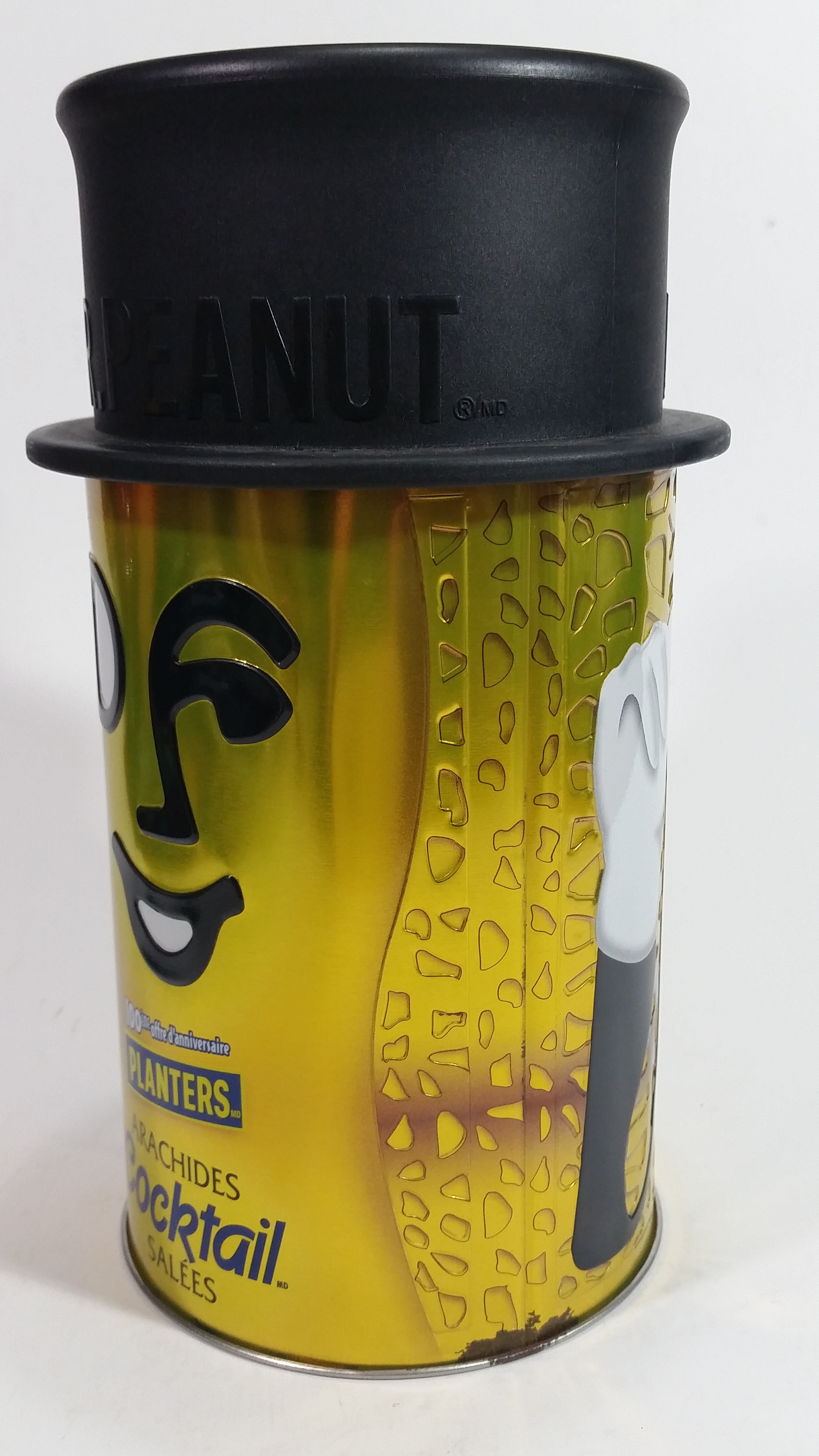 Mr. Peanut Salted Cocktail Peanuts 100th Anniversary Offer Metal Tin Canister Collectible 5