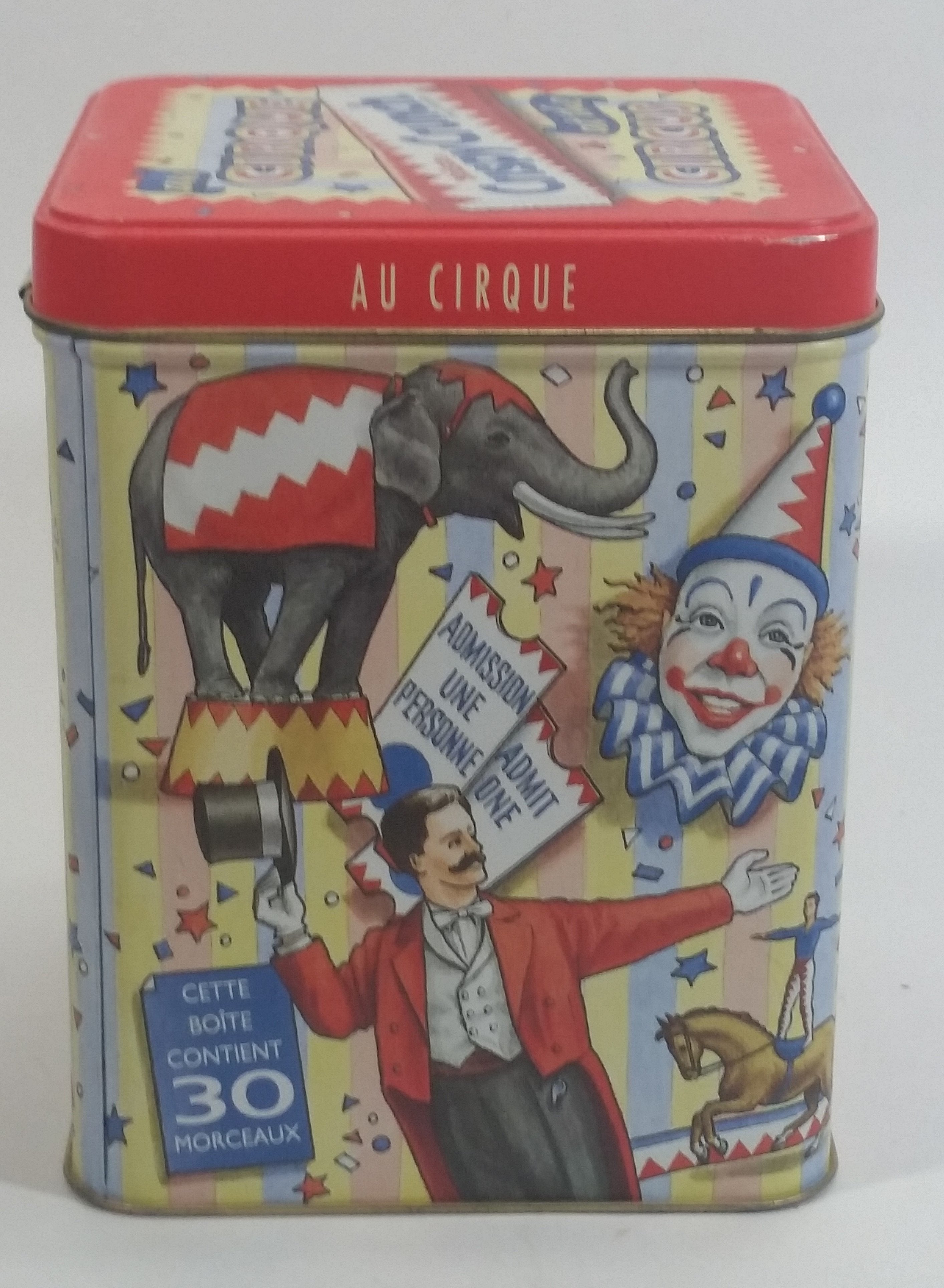 Neilson Crispy Crunch "at the Circus" Chocolate Bar Snacks Hinged Metal Tin Container Sweets Collectible 8