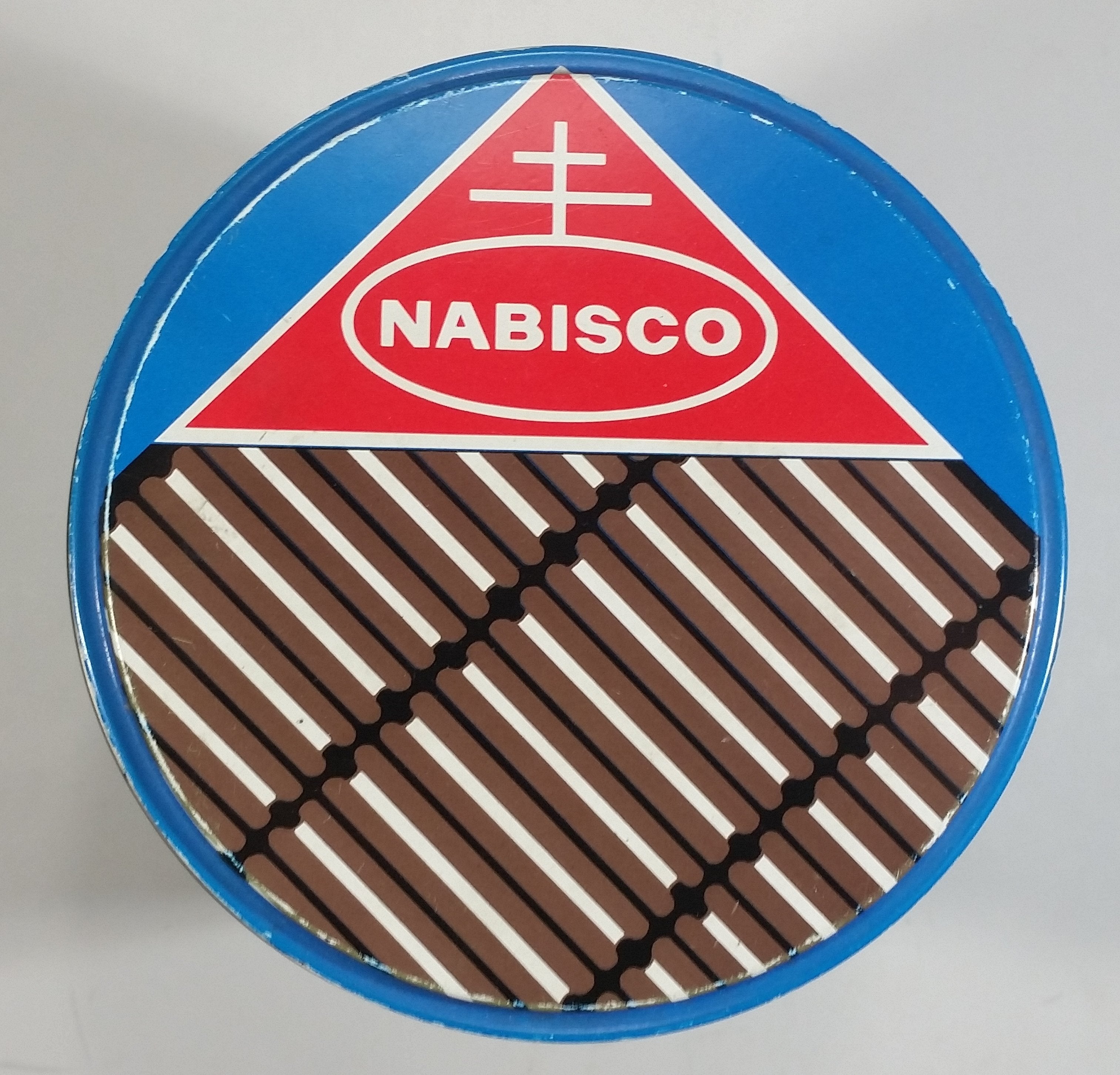Nabisco Oreo Chocolate Sandwich Cookies Snacks Tall Round Tin Metal Canister 8