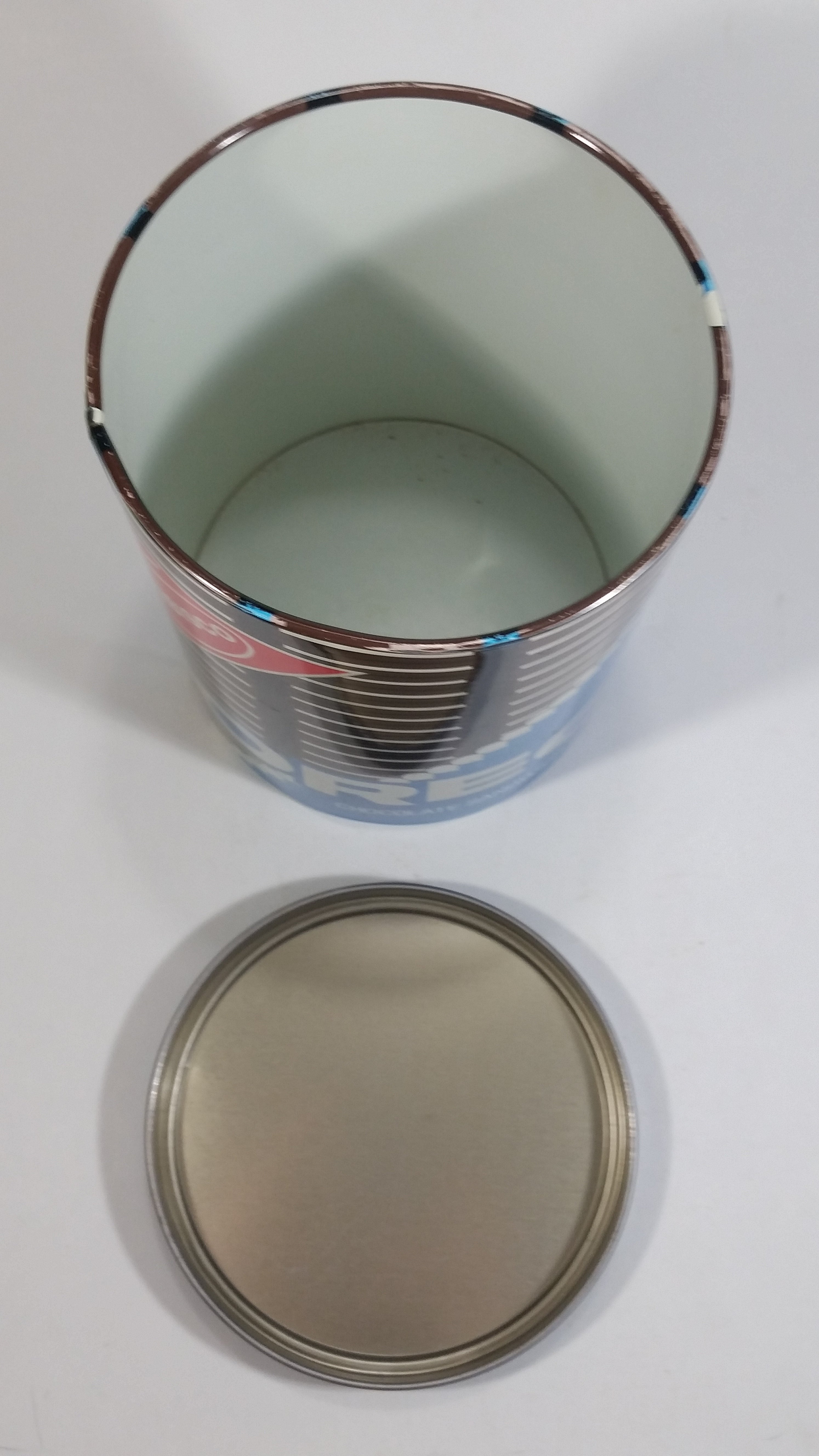 Nabisco Oreo Chocolate Sandwich Cookies Snacks Tall Round Tin Metal Canister 9