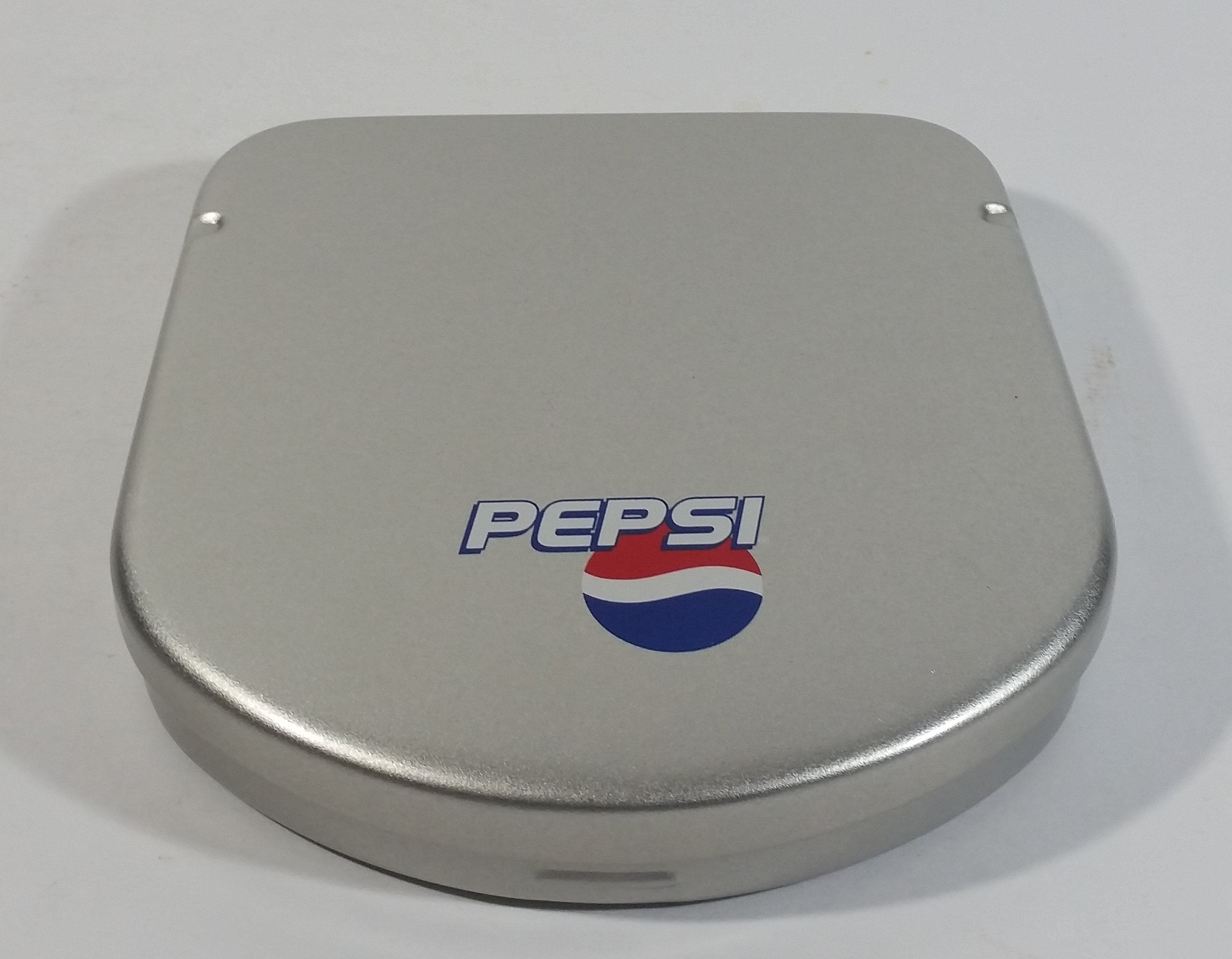 Rare Pepsi Cola Soda Pop Beverage Drink Hard Plastic Silver CD Compact Disc Holder 2