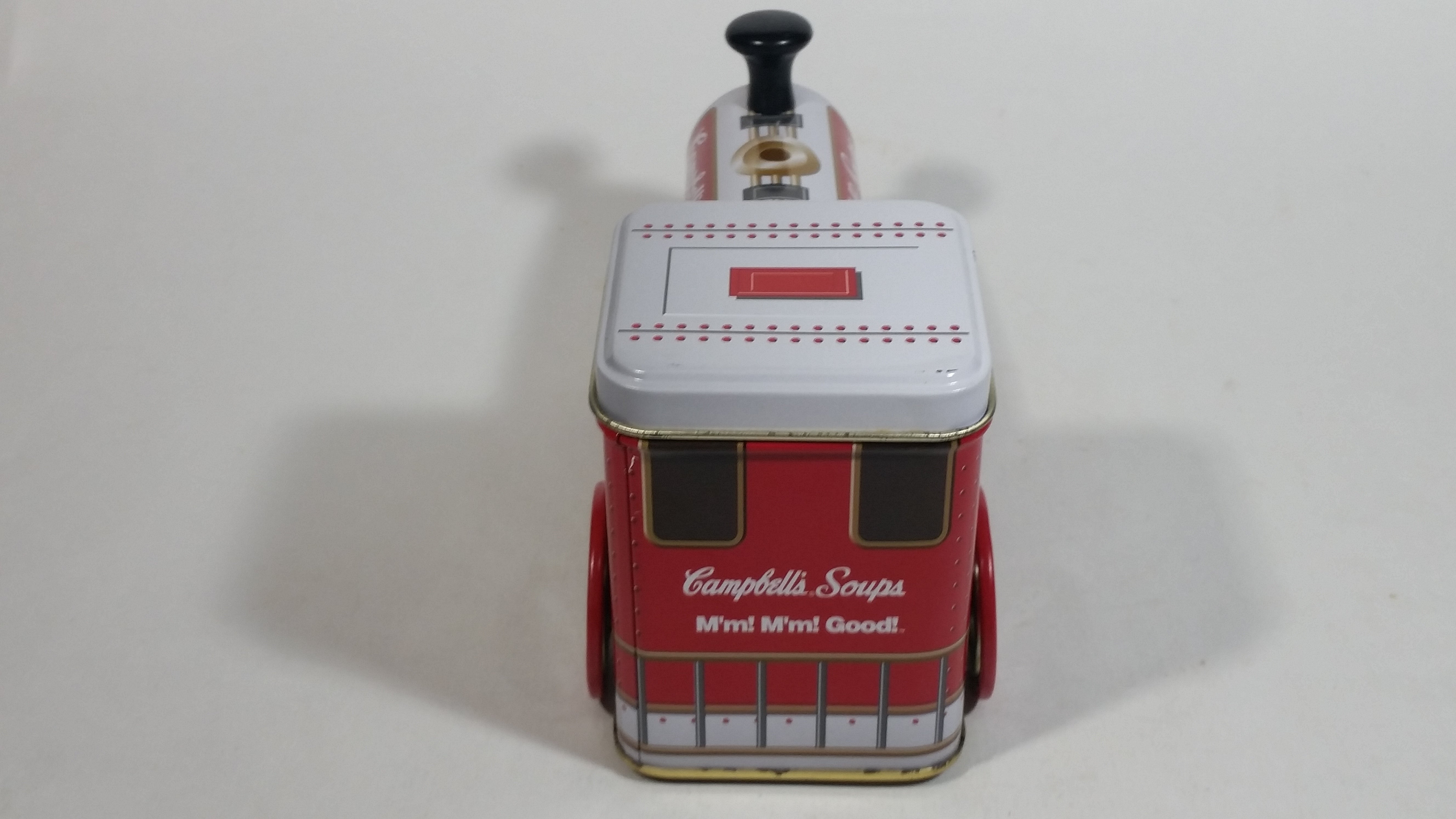 1997 Campbell's Soup M'm! M'm! Good! Train Engine Locomotive Tin Metal Container Collectible 11