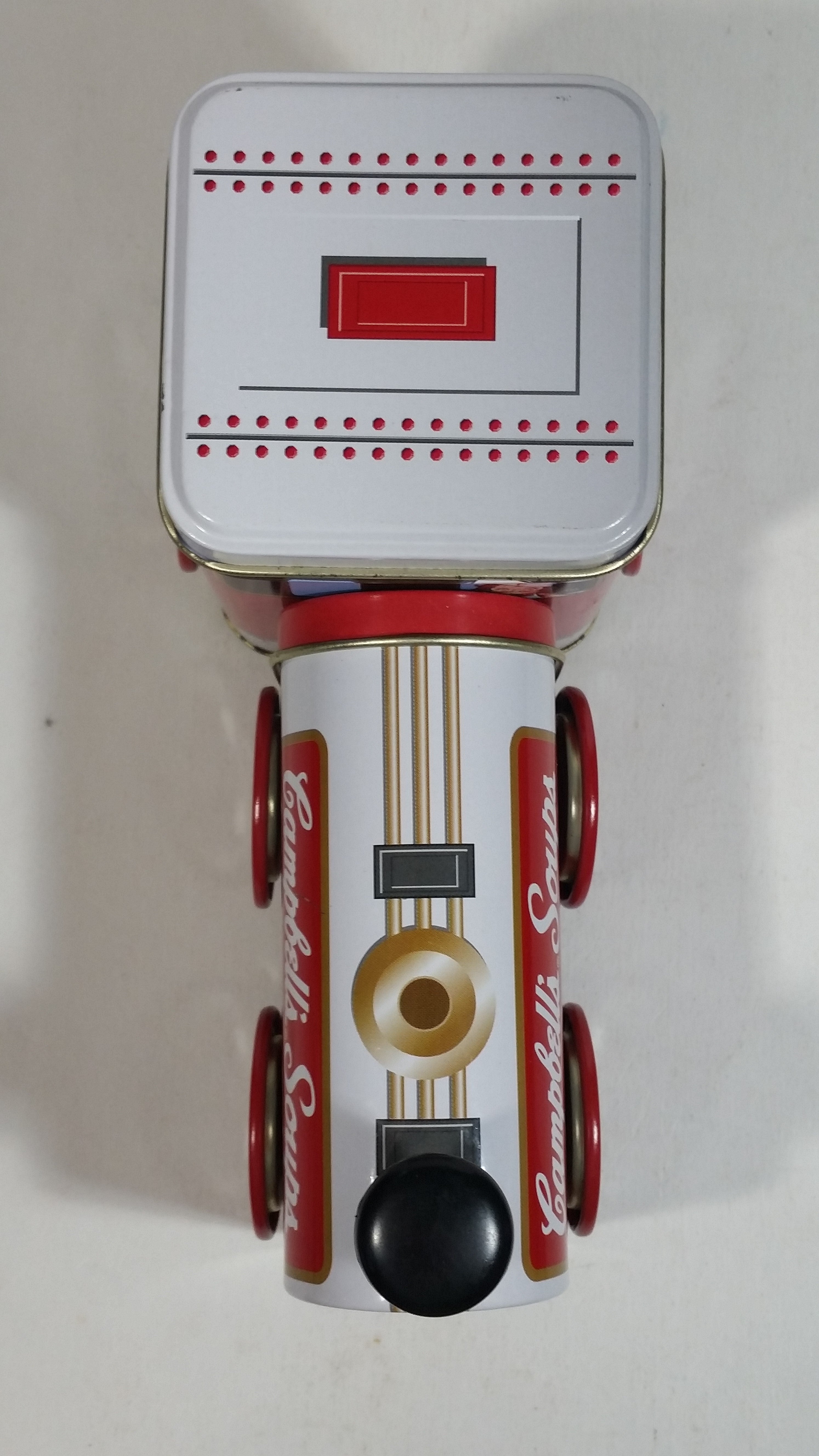 1997 Campbell's Soup M'm! M'm! Good! Train Engine Locomotive Tin Metal Container Collectible 12