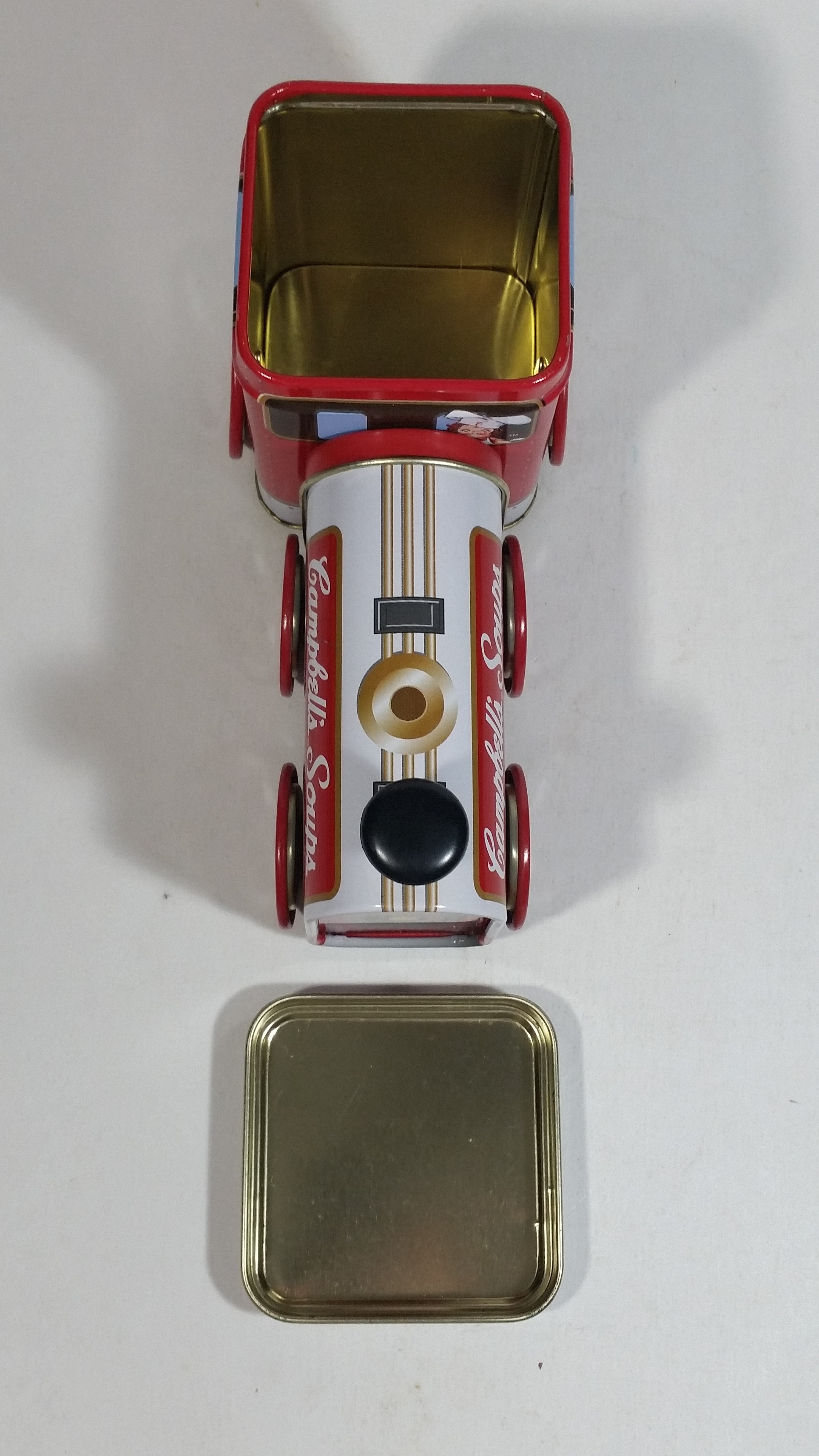 1997 Campbell's Soup M'm! M'm! Good! Train Engine Locomotive Tin Metal Container Collectible 13