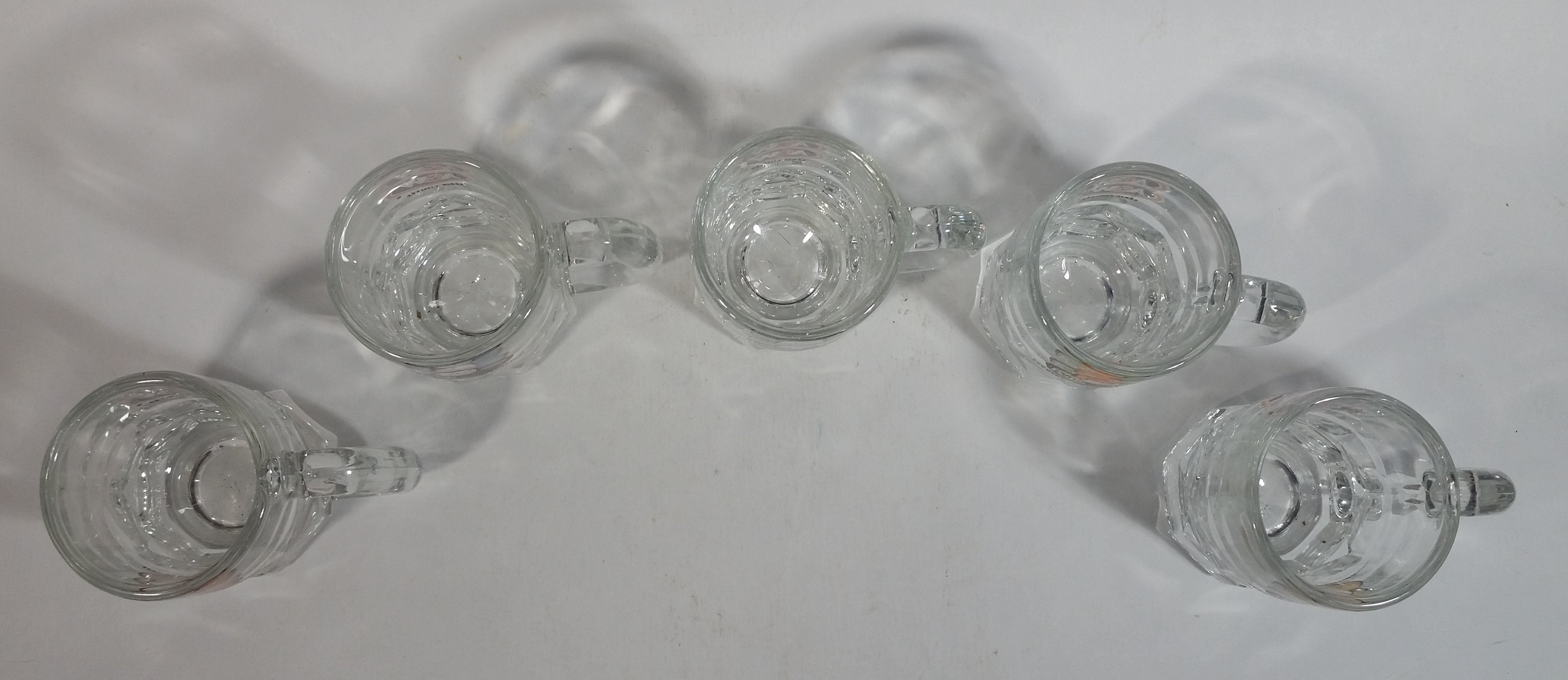 1990s Special Edition A & W Miniature Root Beer Mugs - Grandpa, Papa, Mama, Teen, Baby Set of 5 3
