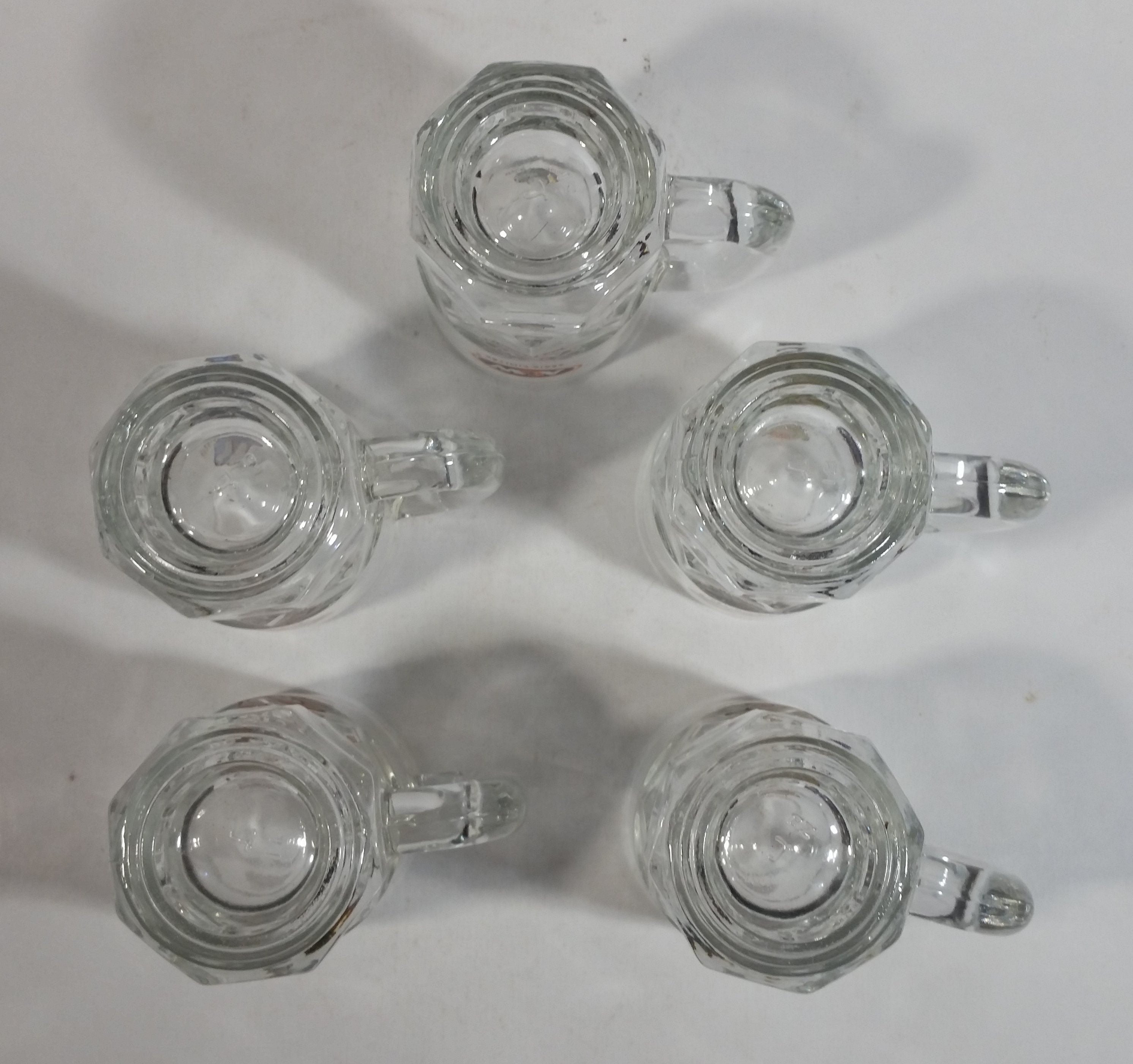 1990s Special Edition A & W Miniature Root Beer Mugs - Grandpa, Papa, Mama, Teen, Baby Set of 5 5
