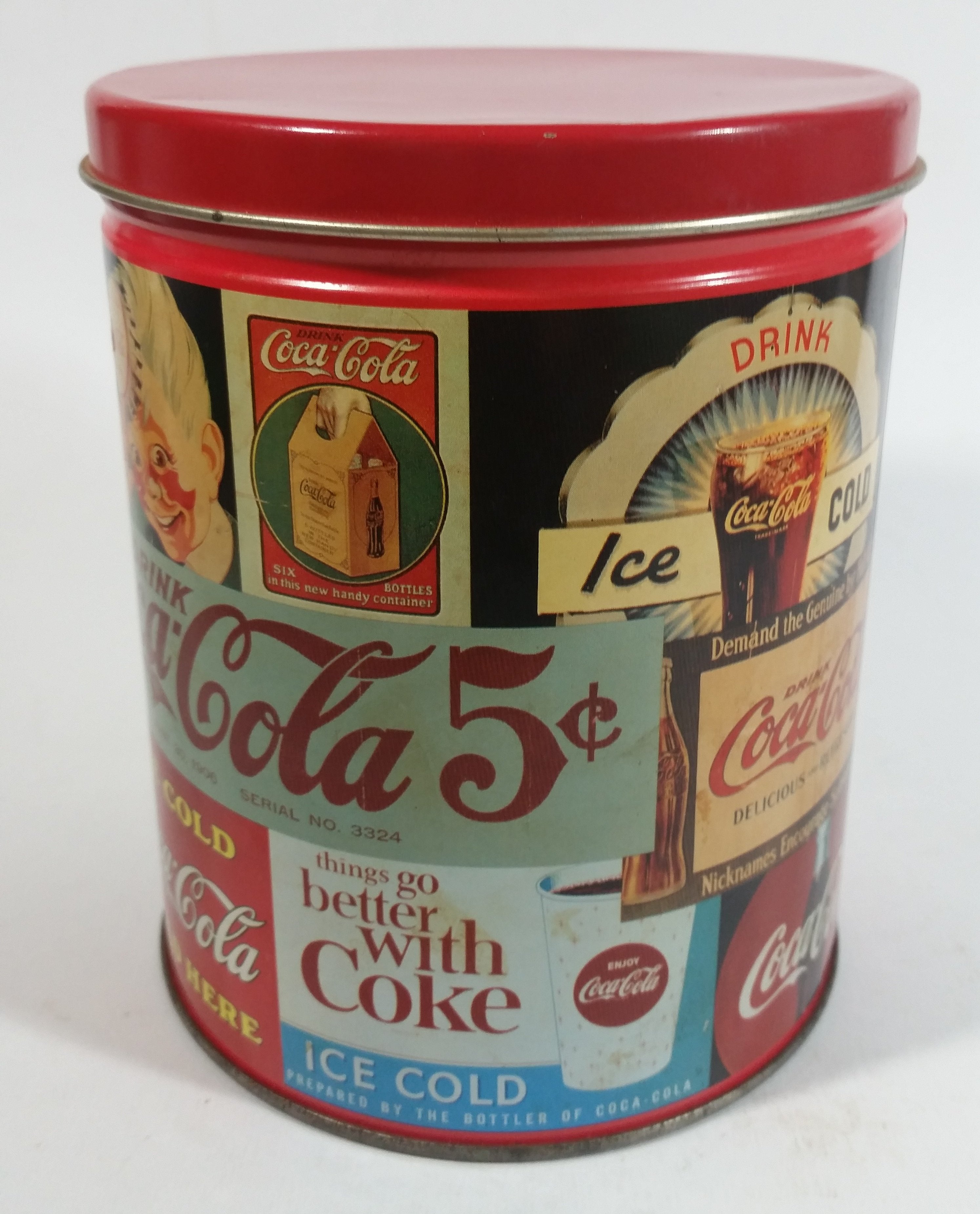 1993 Coca-Cola Coke Soda Pop Carriage Trade Mini Twist Pretzels Nostalgic Tin Beverage Advertising Collectible 2