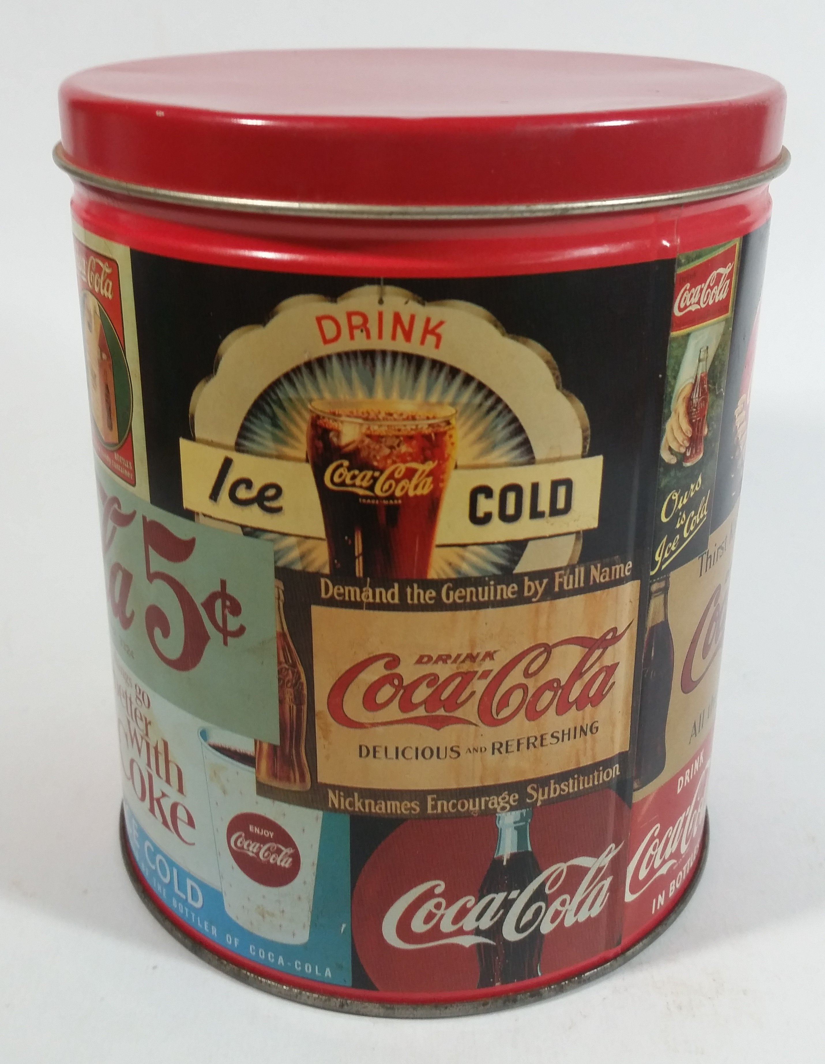 1993 Coca-Cola Coke Soda Pop Carriage Trade Mini Twist Pretzels Nostalgic Tin Beverage Advertising Collectible 3