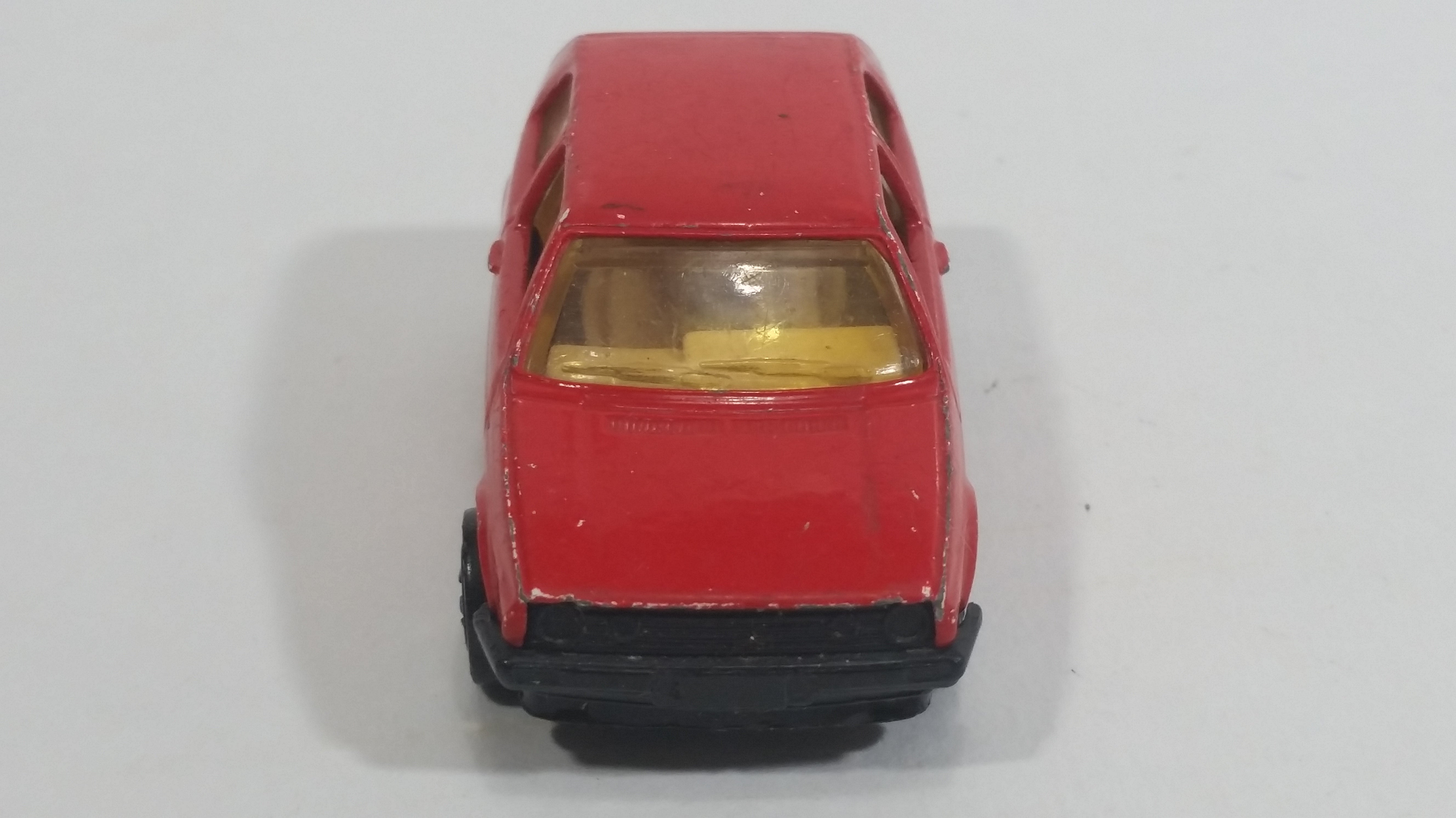 1991 Hot Wheels VW Golf GTI Red Die Cast Toy Car Vehicle 11