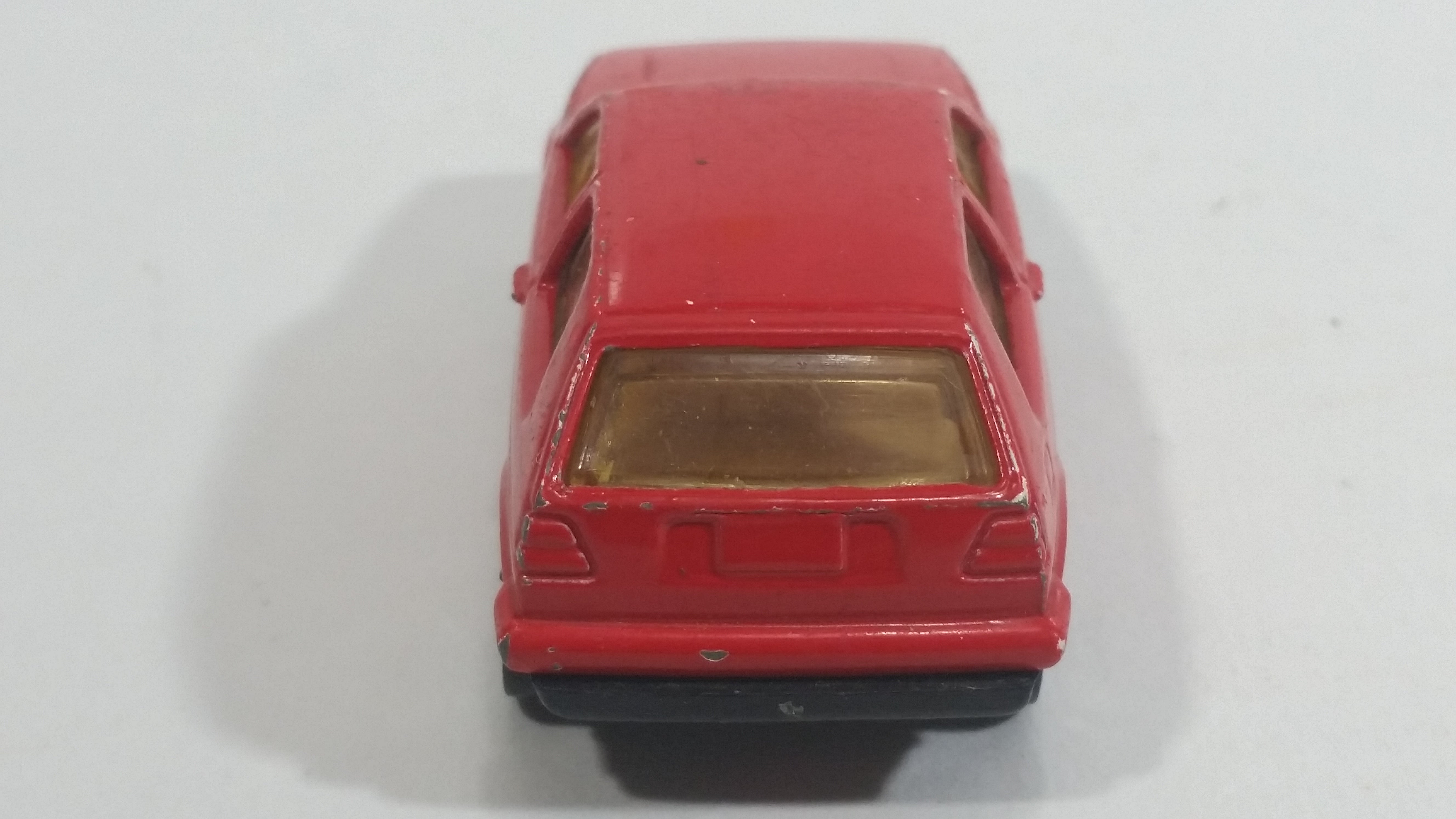 1991 Hot Wheels VW Golf GTI Red Die Cast Toy Car Vehicle 12