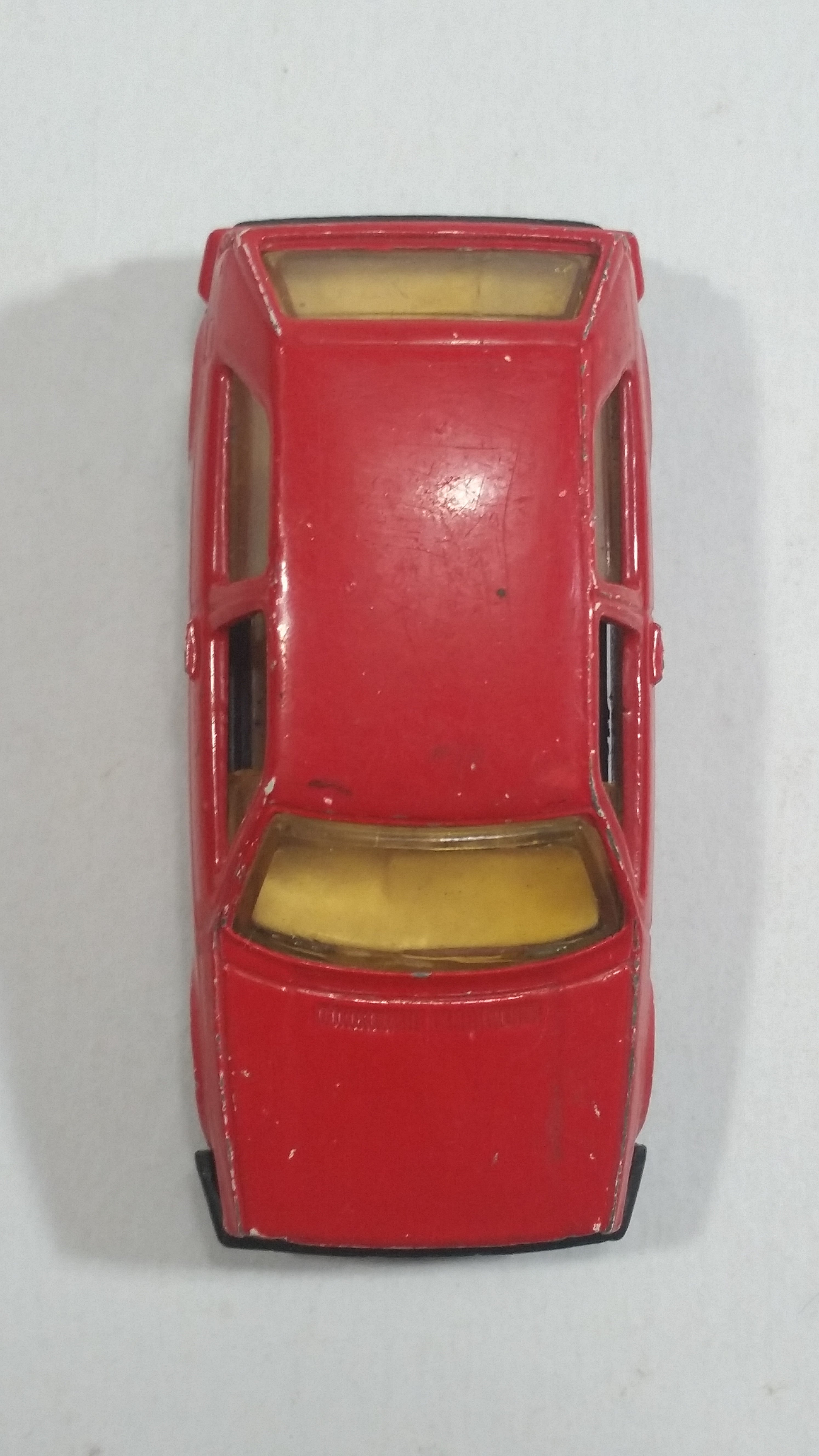 1991 Hot Wheels VW Golf GTI Red Die Cast Toy Car Vehicle 13