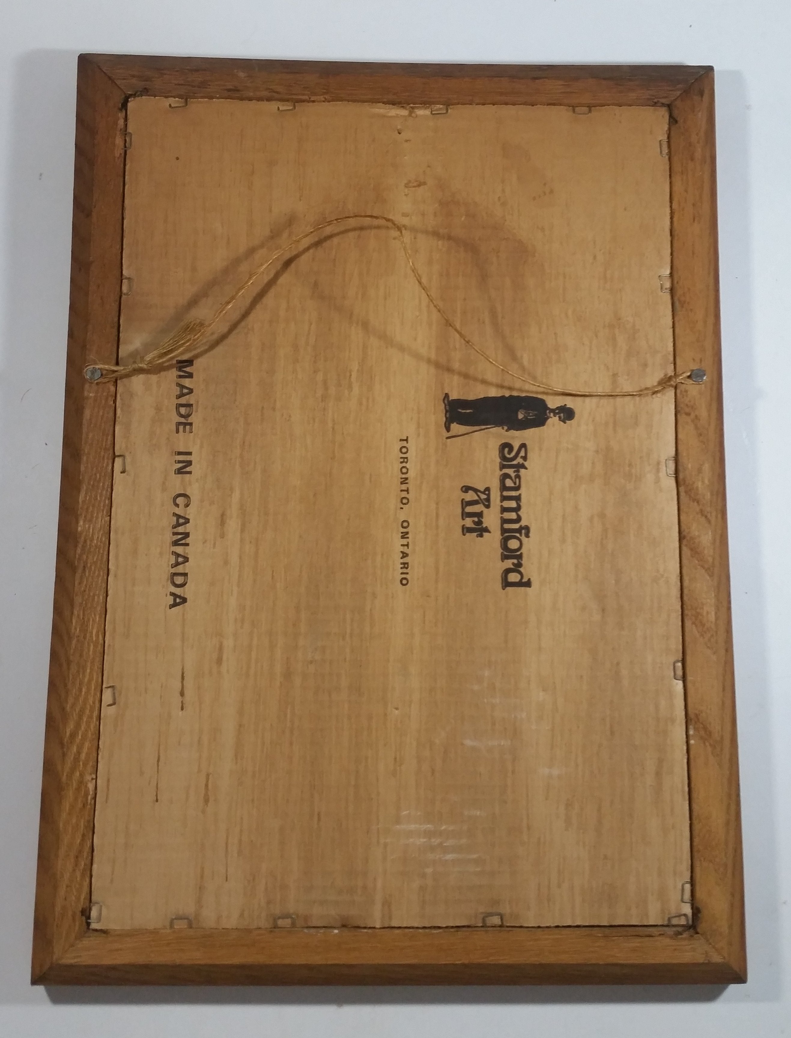 Canadian Club Whisky Hiram Walker & Sons Ltd Wakerville Ontario, Canada Wood Framed Advertising Mirror 13" x 18" 3