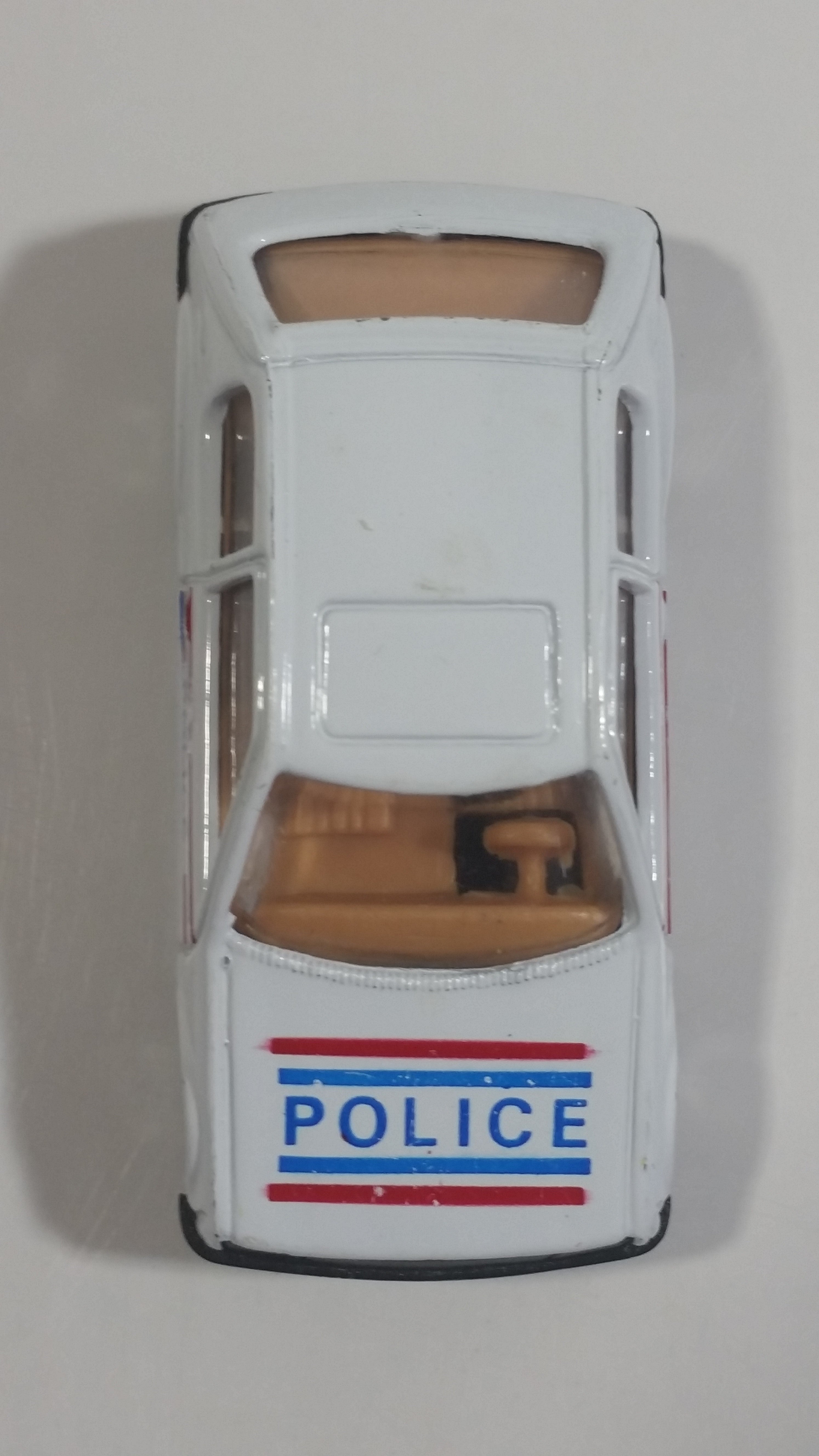 Very Rare HTF Sohbi Volkswagen VW Golf Police Cop White Die Cast Toy Car Emergency Rescue Vehicle 13