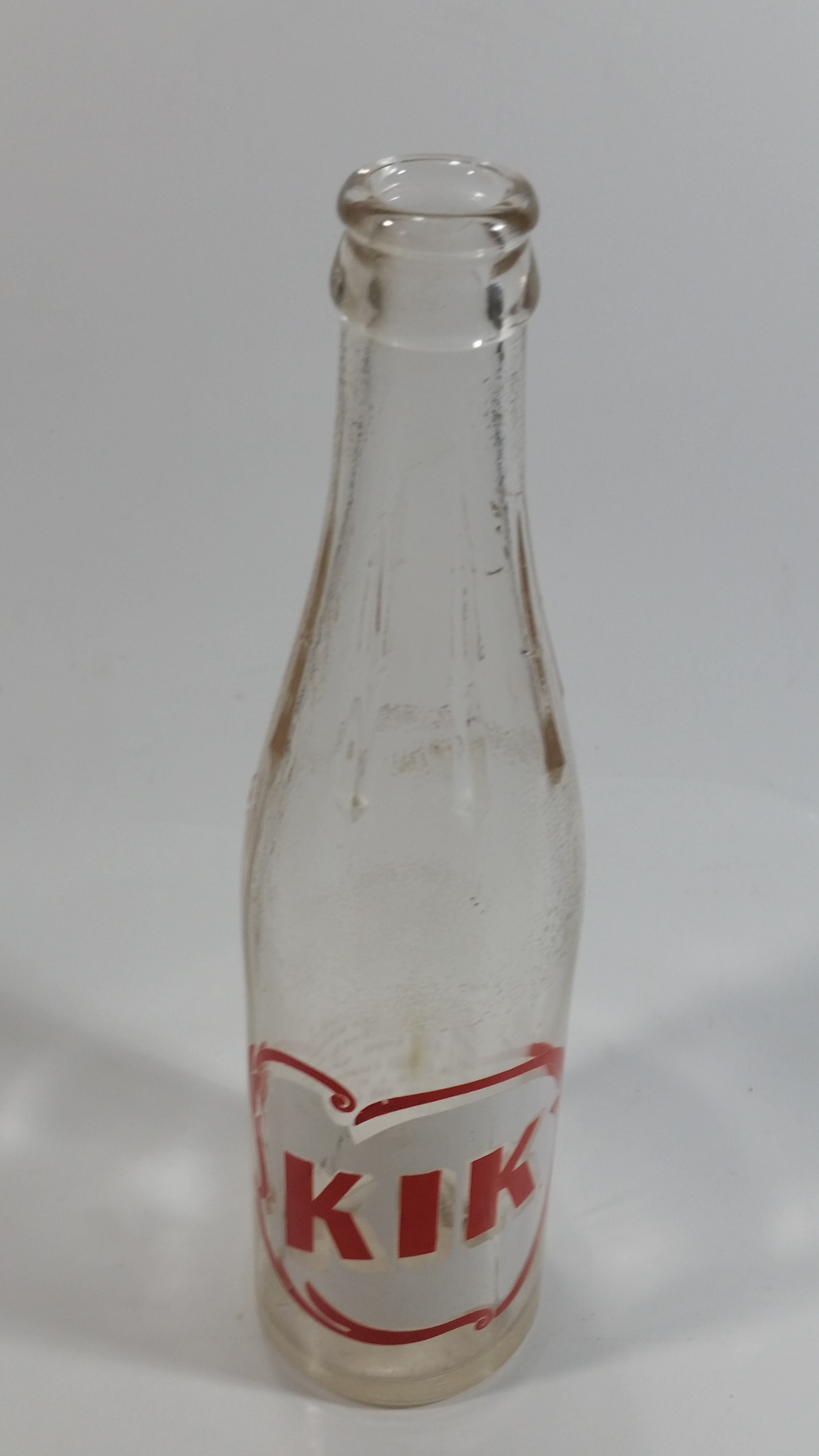 Vintage Rare KIK Cola Coke Cola Soda Pop 10 Fl oz. Clear Glass Bottle 9