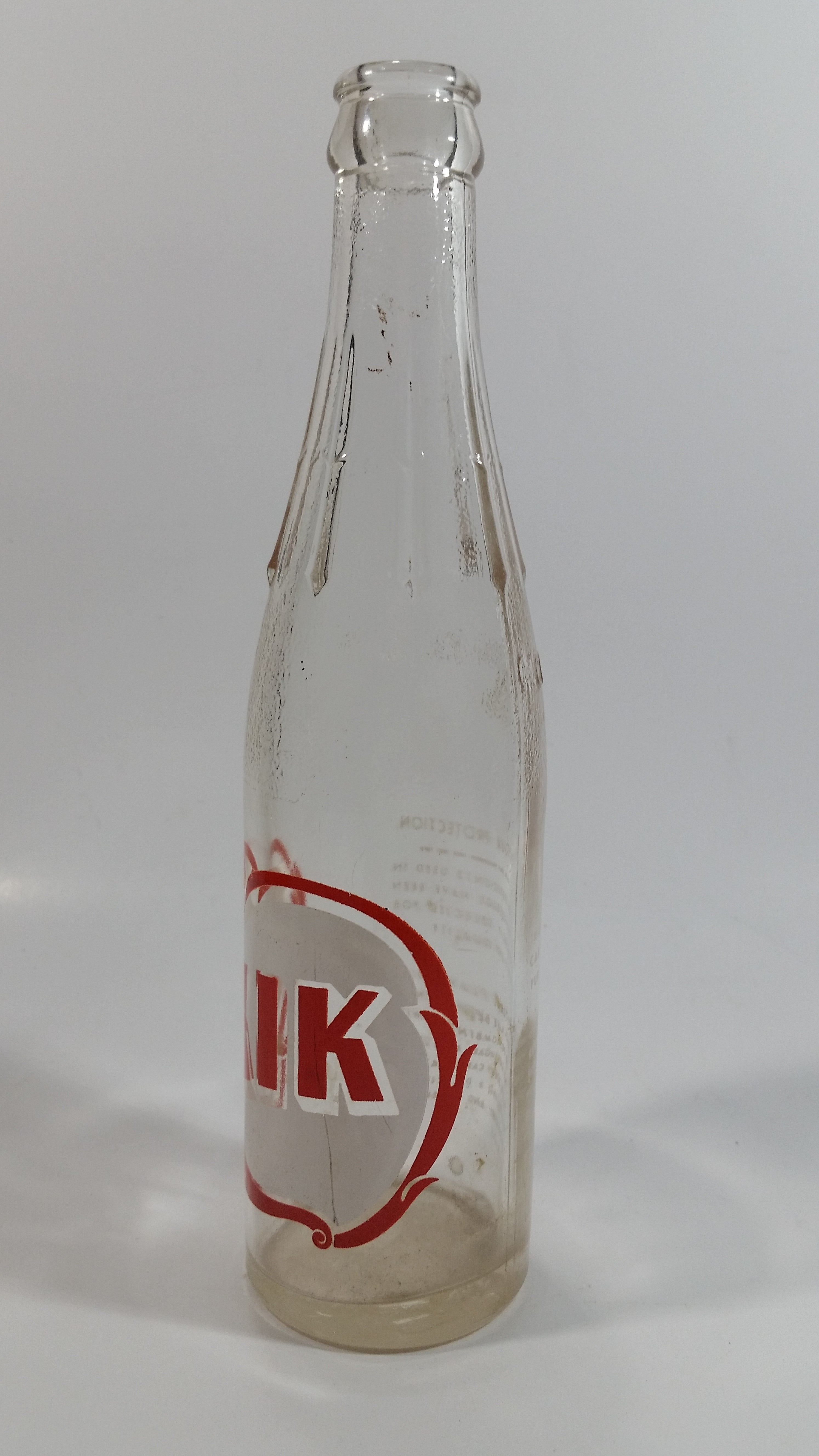 Vintage Rare KIK Cola Coke Cola Soda Pop 10 Fl oz. Clear Glass Bottle 2