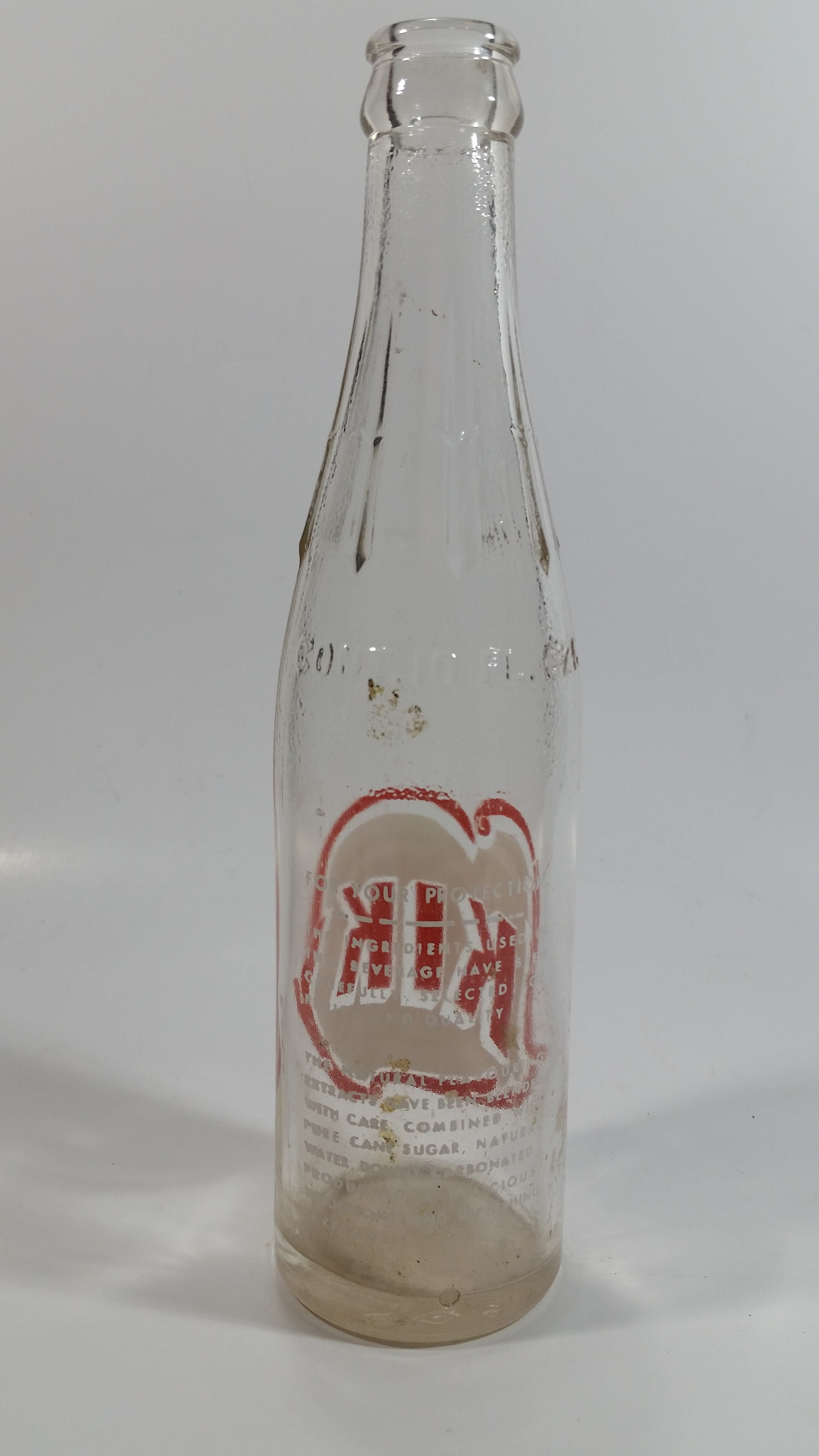 Vintage Rare KIK Cola Coke Cola Soda Pop 10 Fl oz. Clear Glass Bottle 4