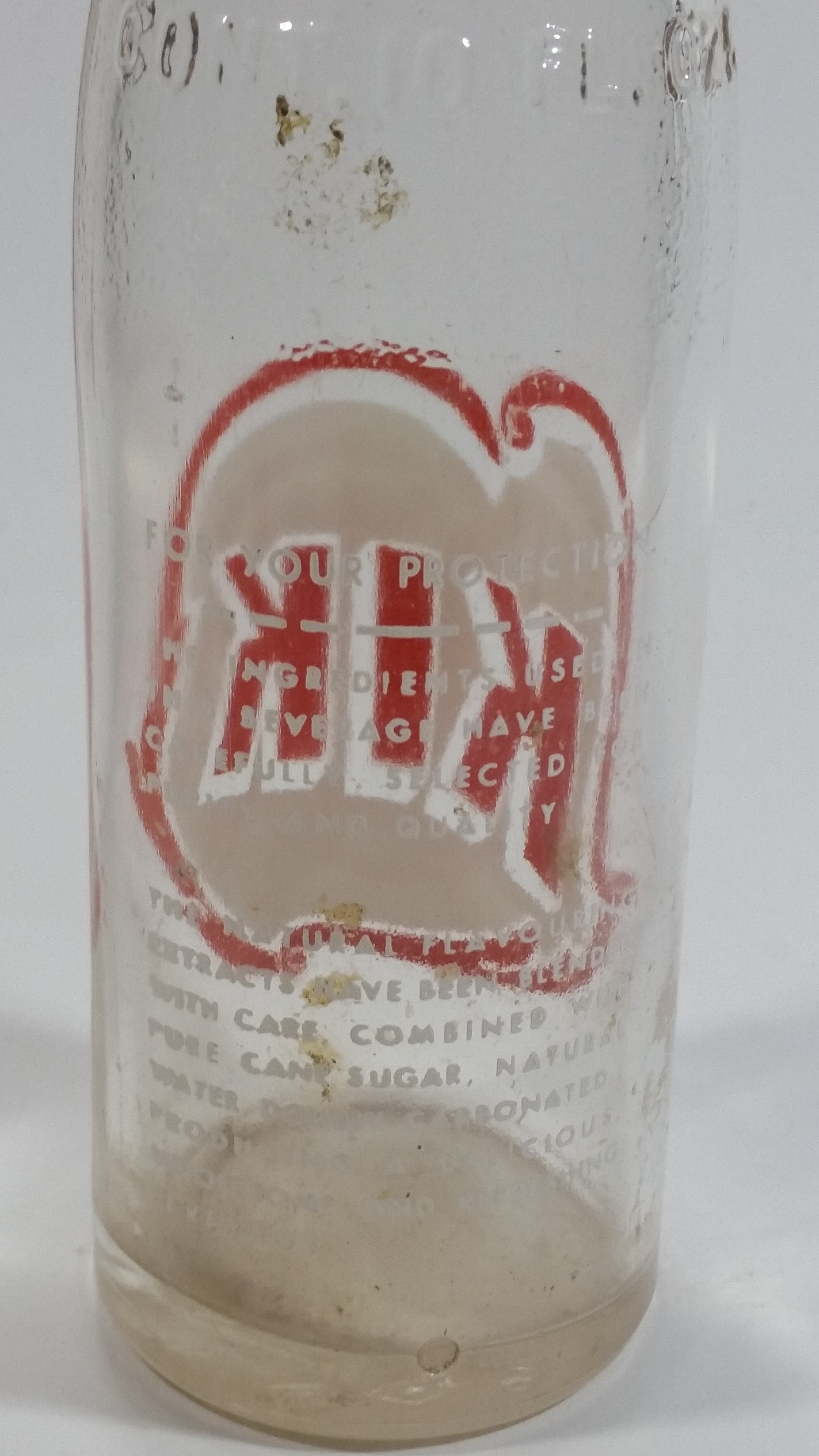 Vintage Rare KIK Cola Coke Cola Soda Pop 10 Fl oz. Clear Glass Bottle 5