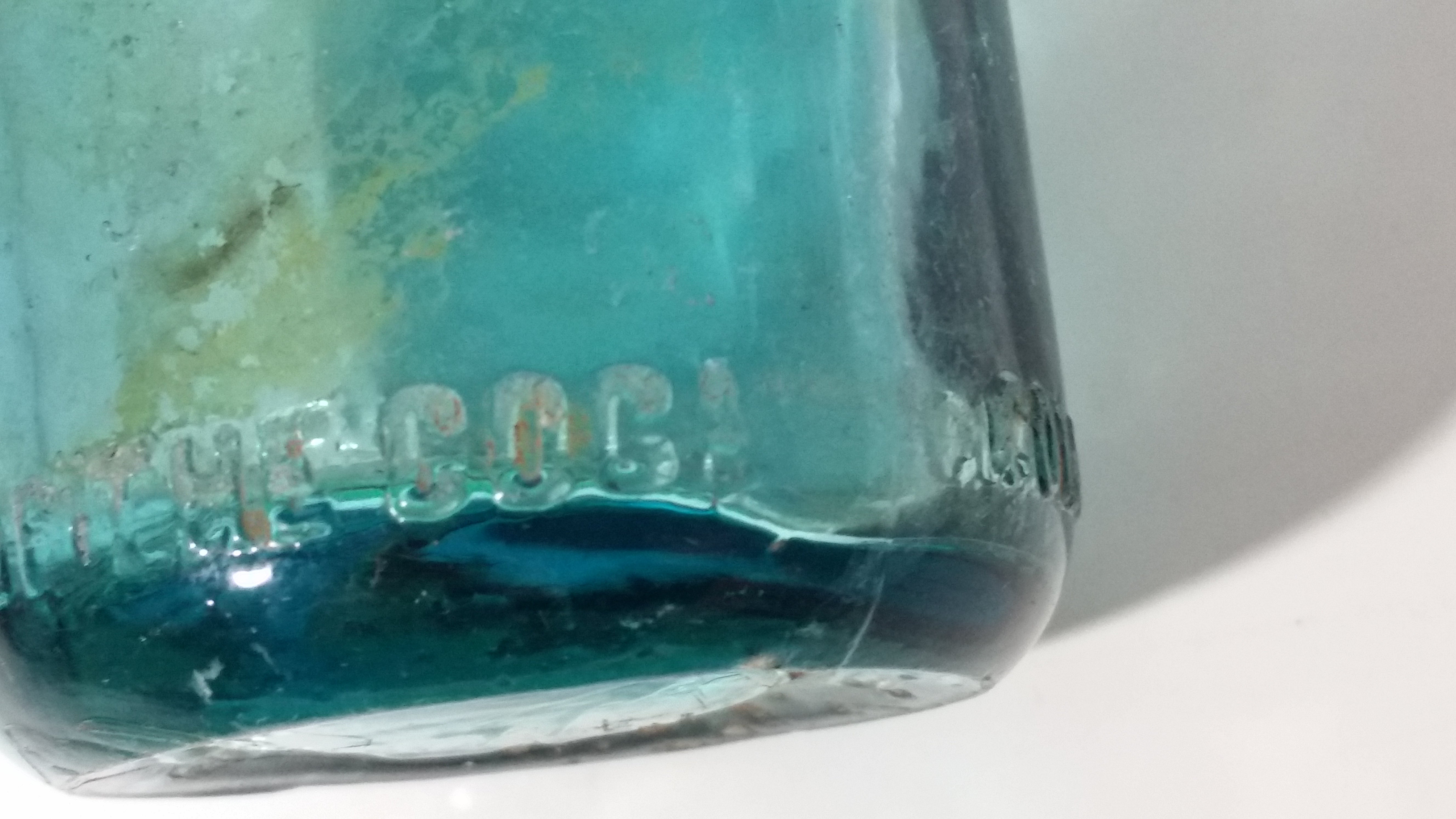 Rare Antique 1900-1916 Coca Cola Soda Pop Embossed Blue Green Aqua Glass Beverage Bottle Canada - Embossed Lettering 24