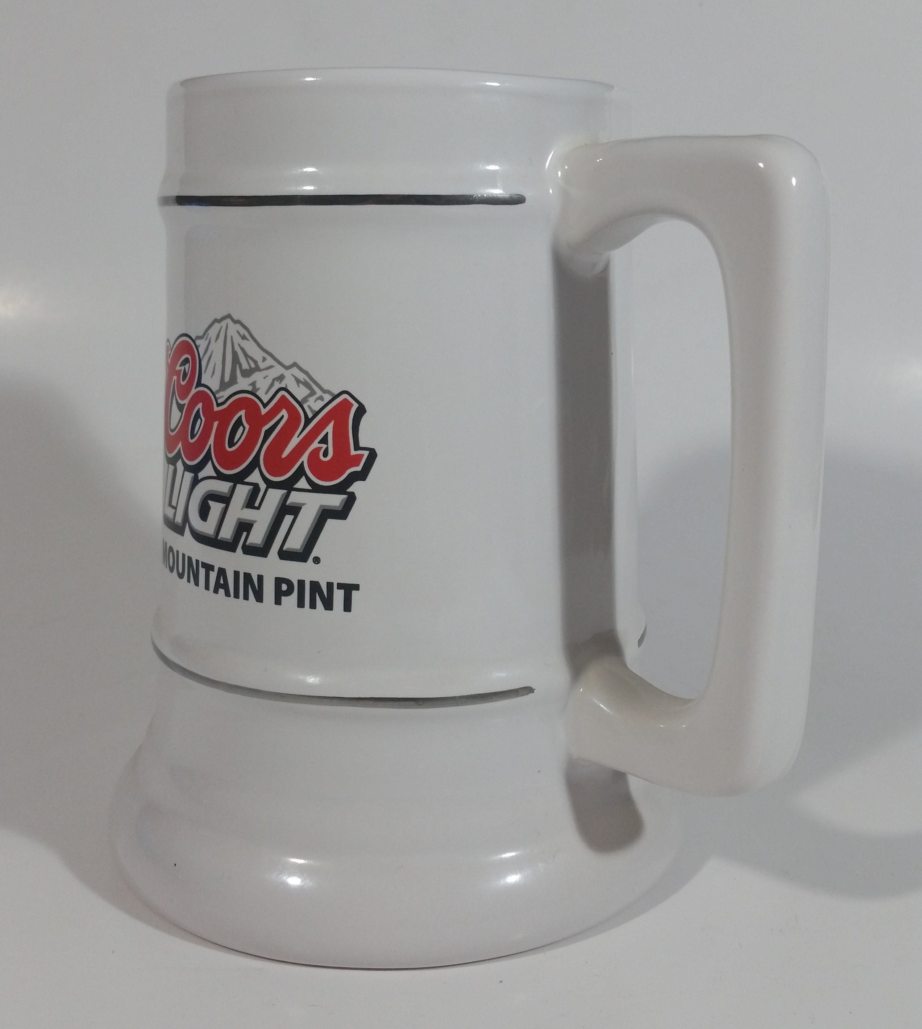 Coors Light Beer Mountain Pint 6" Tall Stein Mug Breweriana Collectible Drinkware 2